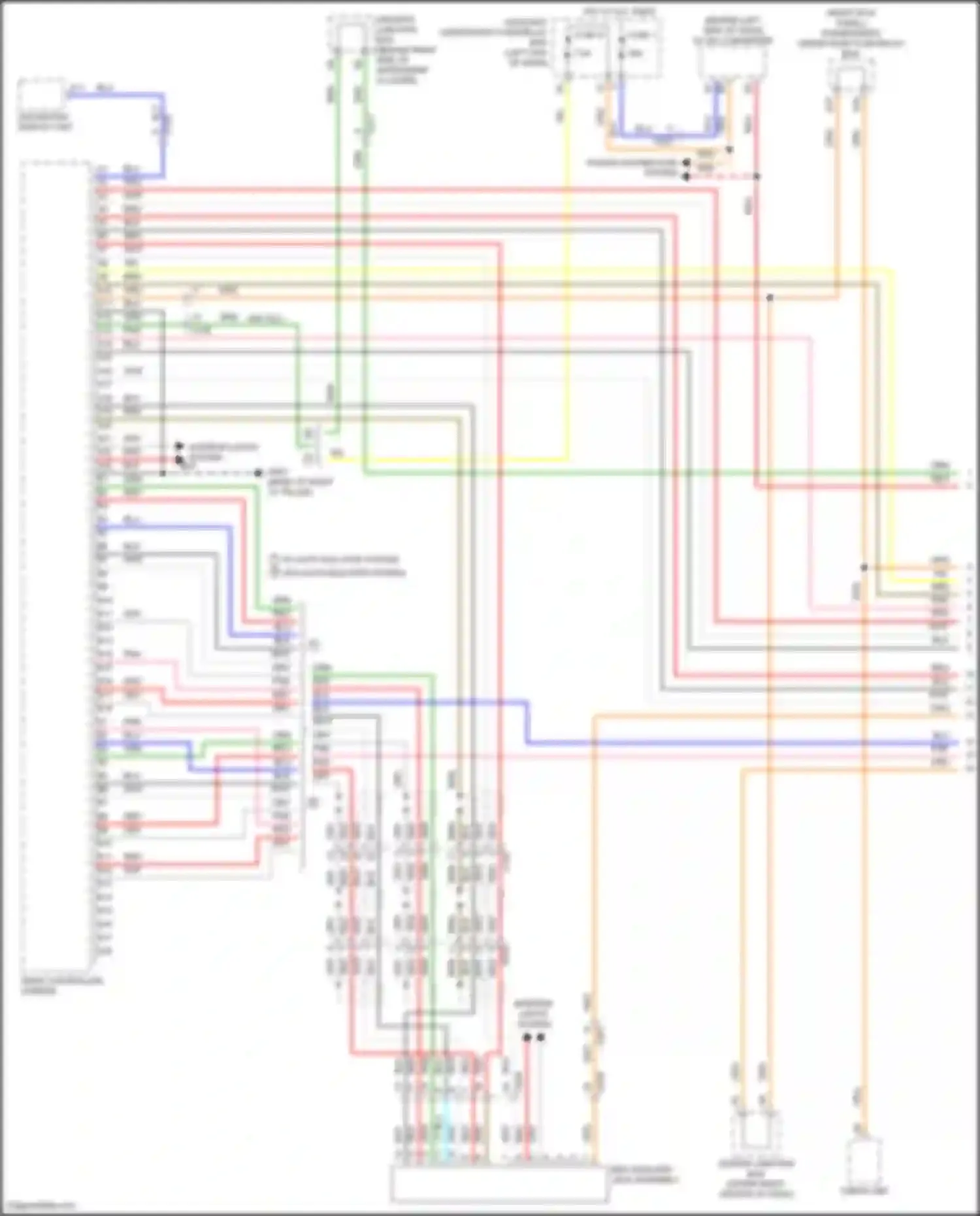 Wiring diagram fuse 6 for Acura MDX III facelift (2015-2016) (10 of 12)