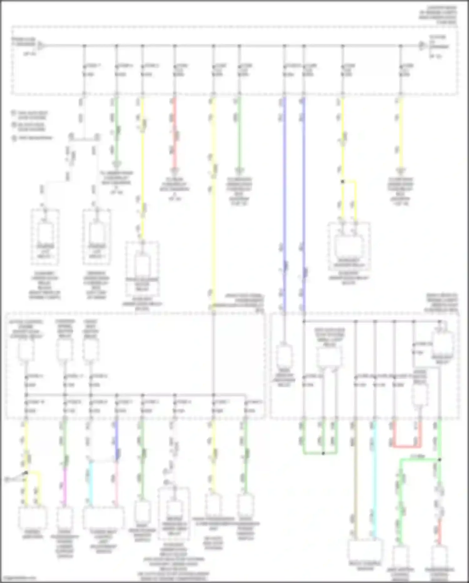 Wiring diagram fuse 7 for Acura MDX III facelift (2015-2016) (7 of 33)