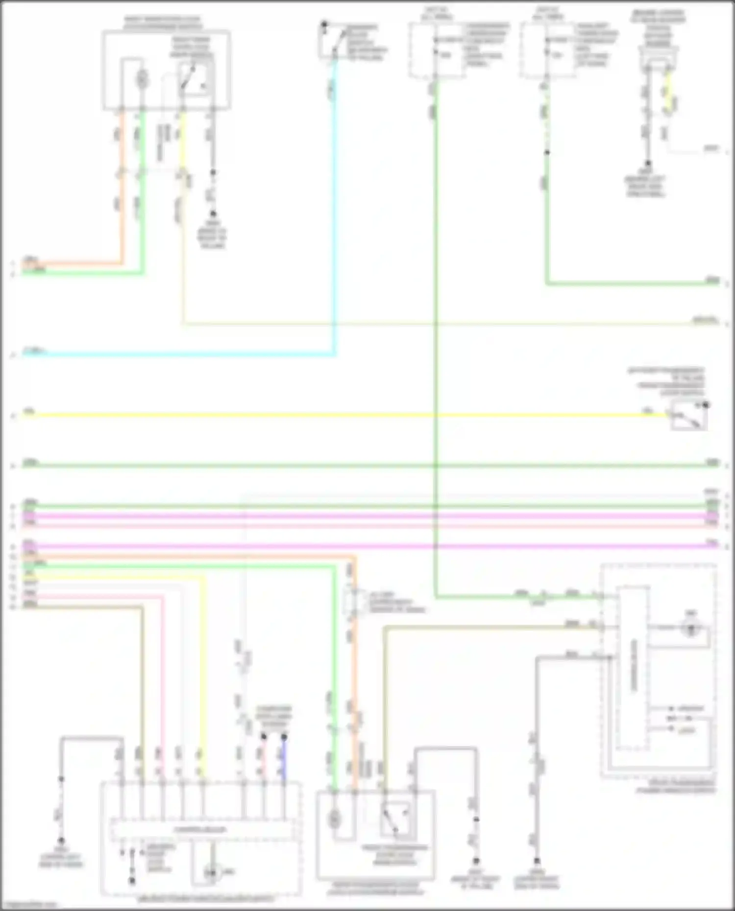 Wiring diagram fuse 7 for Acura MDX III facelift (2015-2016) (22 of 33)