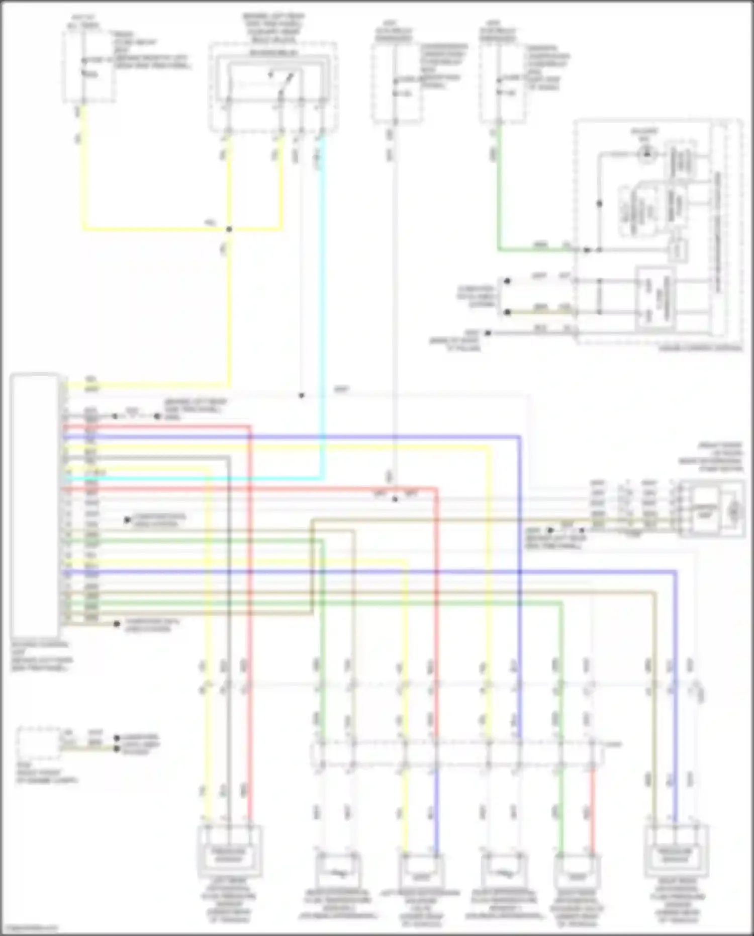 Wiring diagram hot w/ for Acura MDX III facelift (2015-2016) (2 of 11)