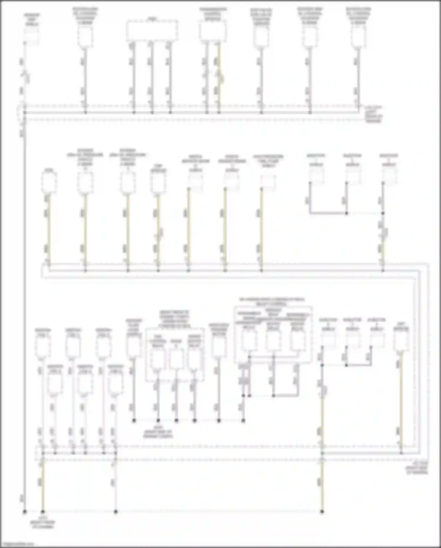Wiring diagram ignition coil 3 for Acura MDX III facelift (2015-2016) (1 of 2)