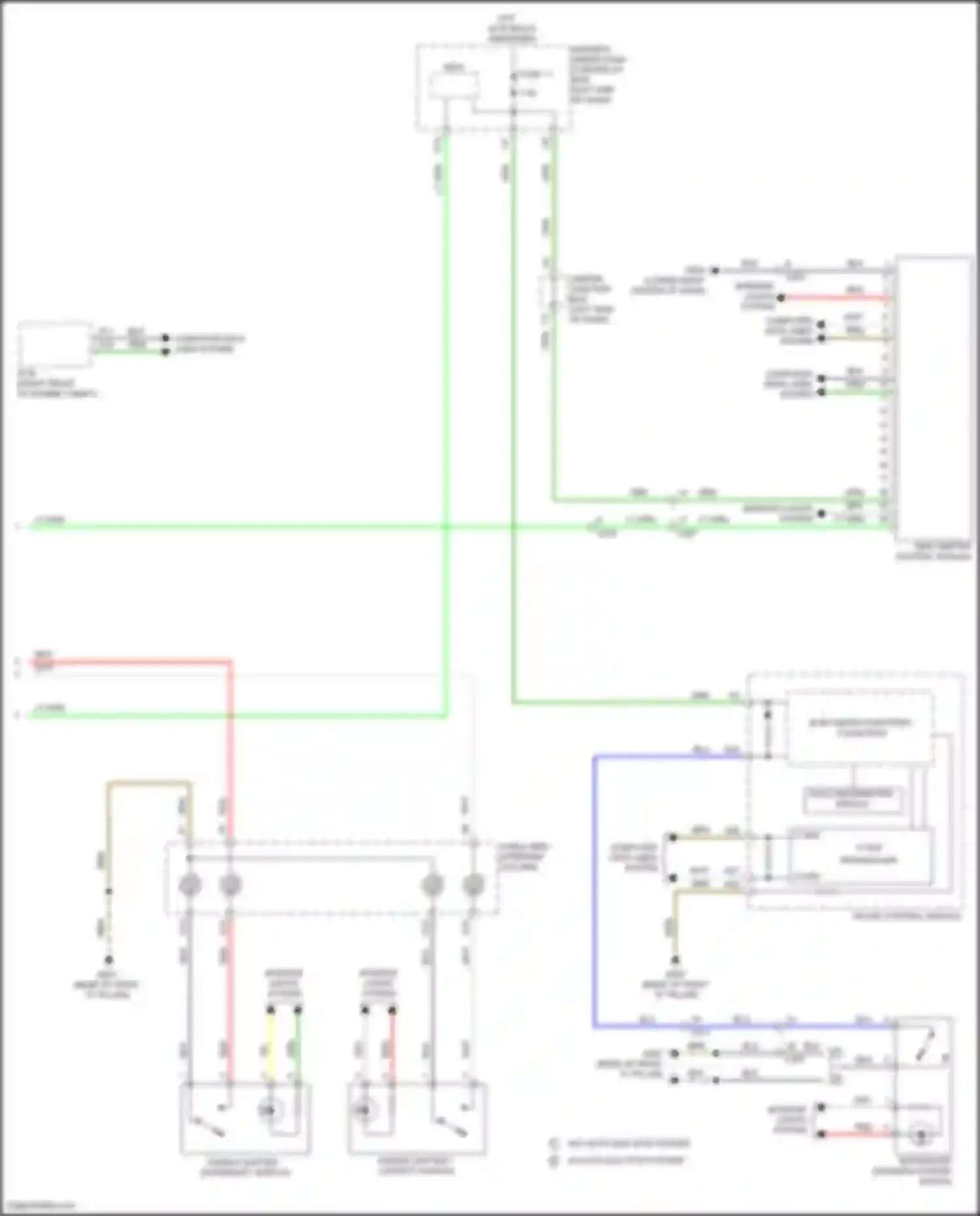 Wiring diagram integrated dynamics system switch for Acura MDX III facelift (2015-2016) (1 of 3)