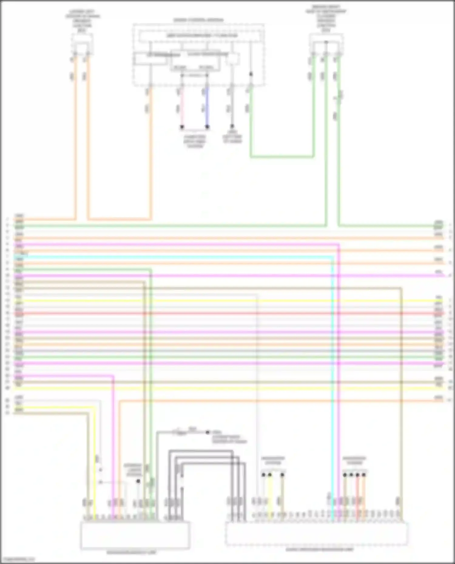 Wiring diagram navigation system for Acura MDX III facelift (2015-2016) (7 of 7)