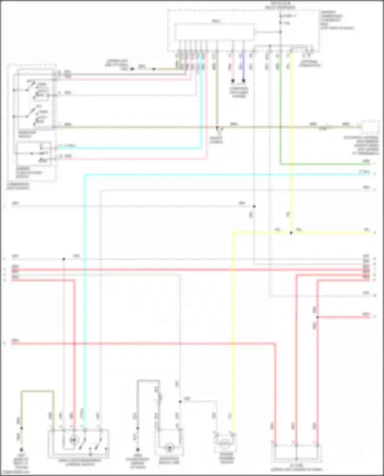 Wiring diagram optional connector for Acura MDX III facelift (2015-2016) (5 of 9)