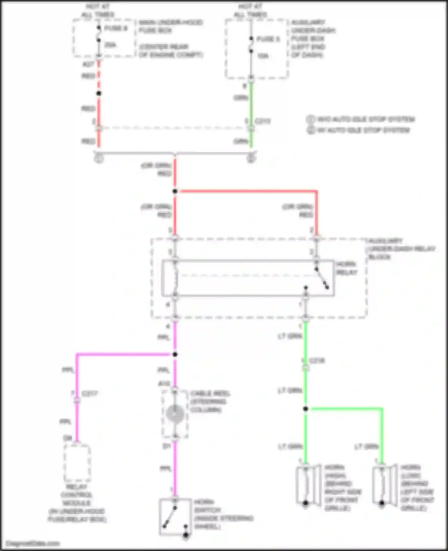 Wiring diagram relay control module for Acura MDX III facelift (2015-2016) (17 of 20)