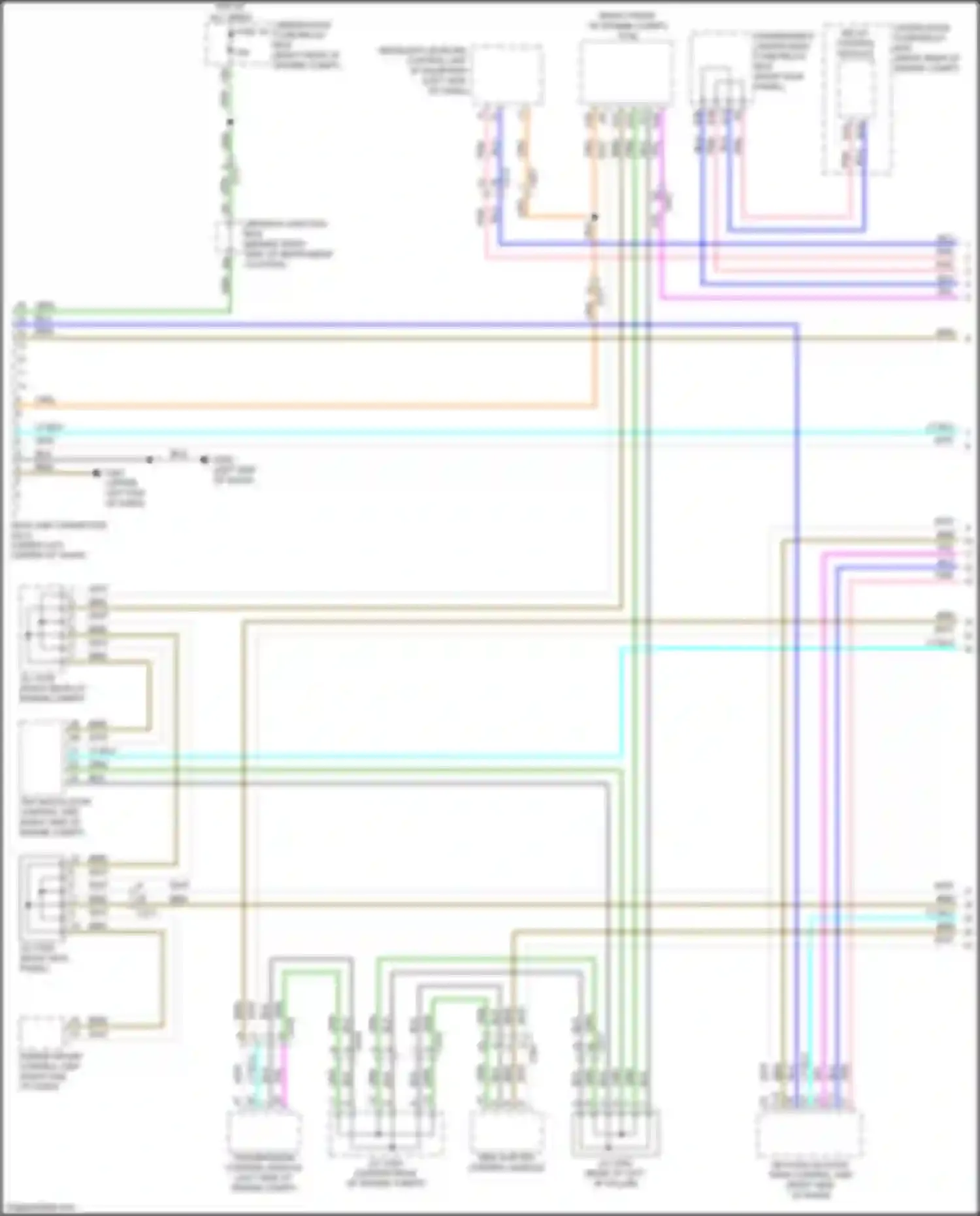 Wiring diagram relay control module for Acura MDX III facelift (2015-2016) (12 of 20)