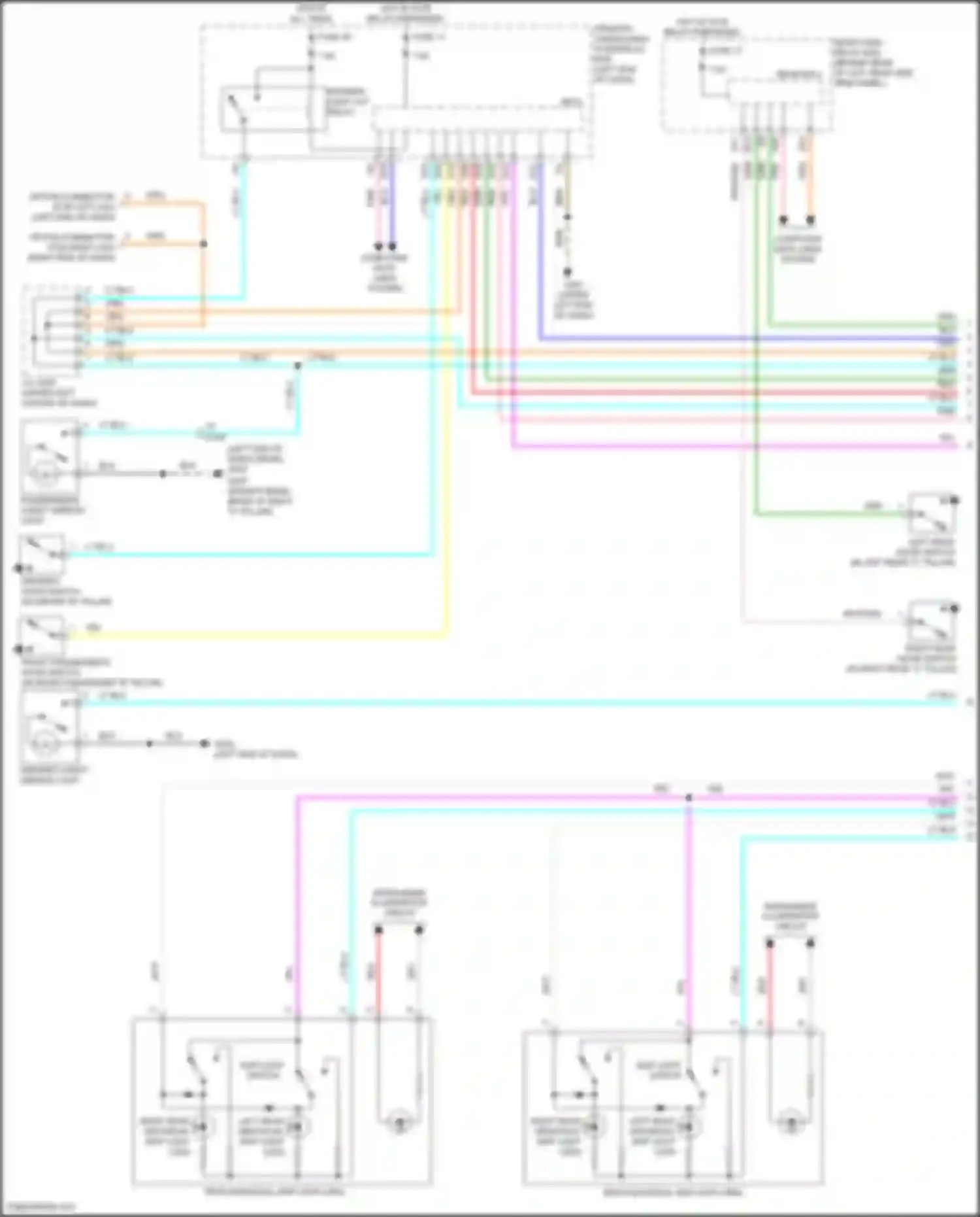 Wiring diagram relay energized for Acura MDX III facelift (2015-2016) (33 of 38)