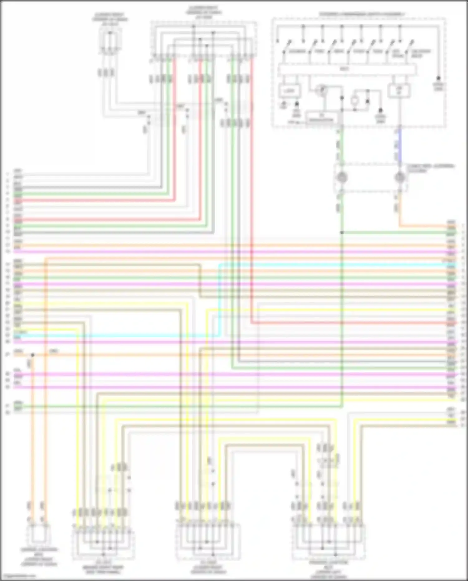 Wiring diagram sig gnd for Acura MDX III facelift (2015-2016) (4 of 5)