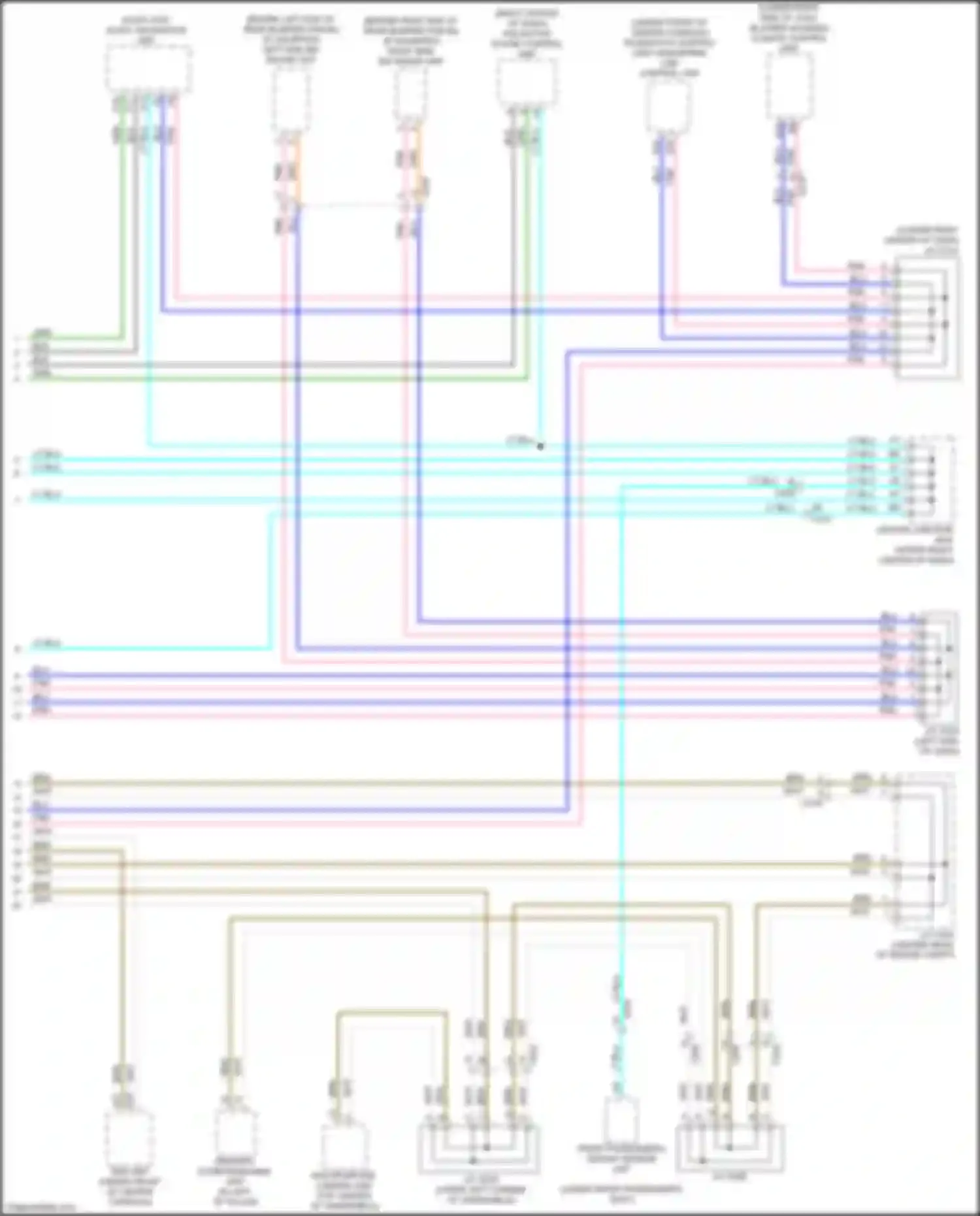 Wiring diagram srs unit for Acura MDX III facelift (2015-2016) (11 of 11)