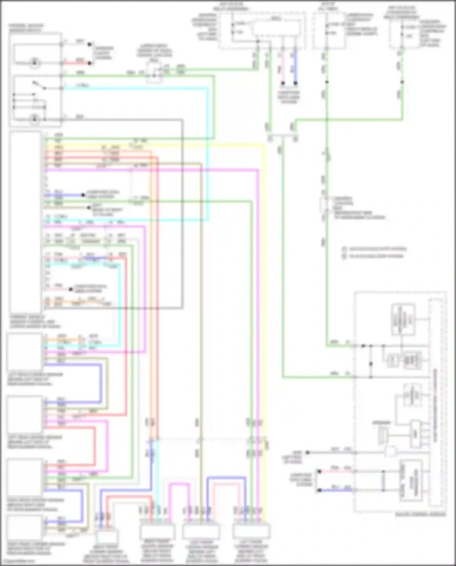 Wiring diagram wht for Acura MDX III facelift (2015-2016) (40 of 132)