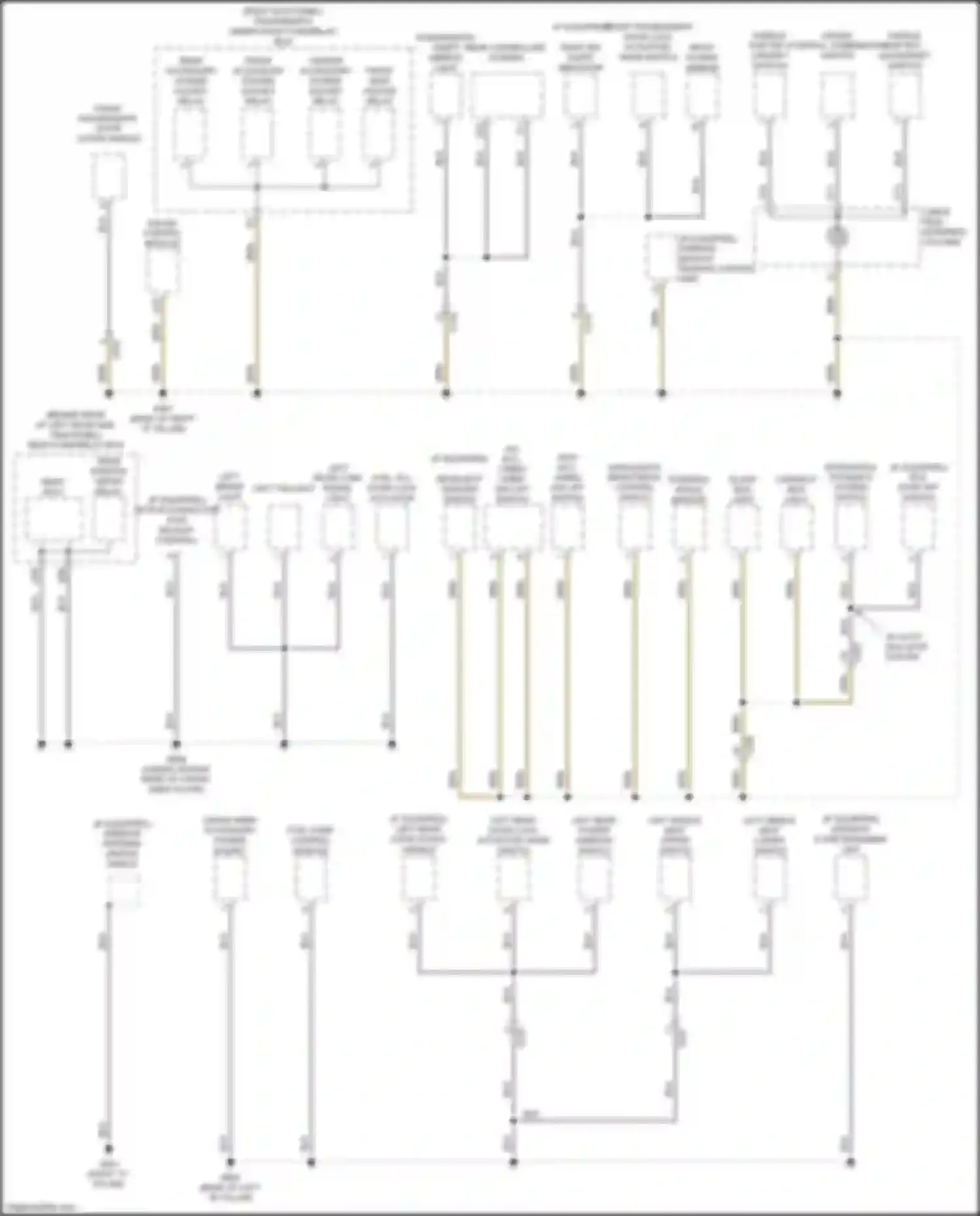 Wiring diagram w/o acc, cmbs for Acura MDX III facelift (2015-2016) (2 of 2)