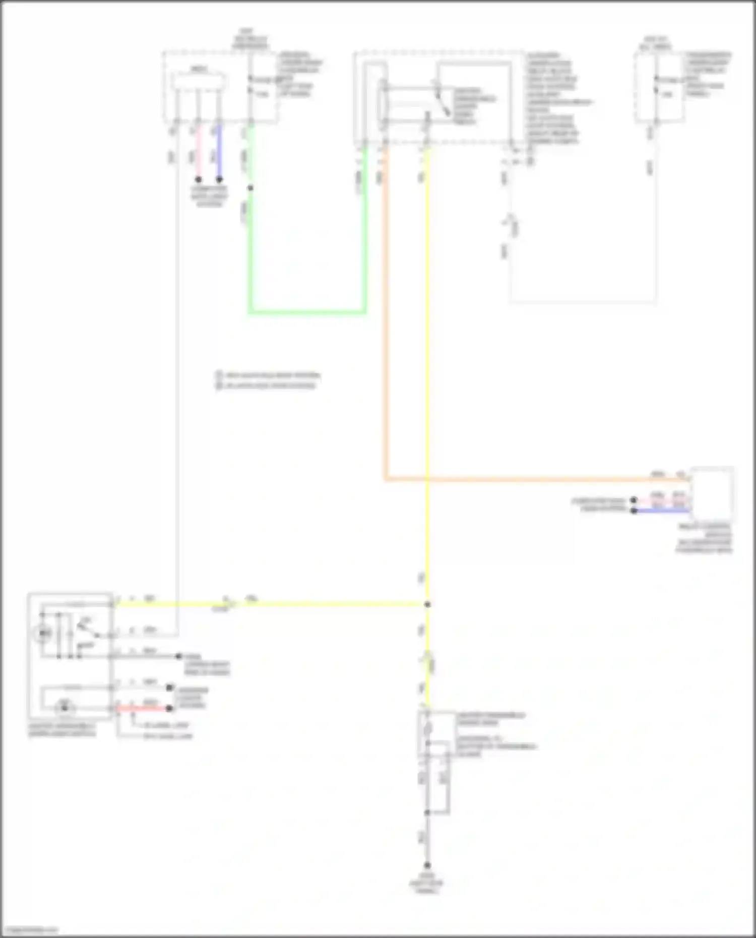 Wiring diagram yel for Acura MDX III facelift (2015-2016) (10 of 120)