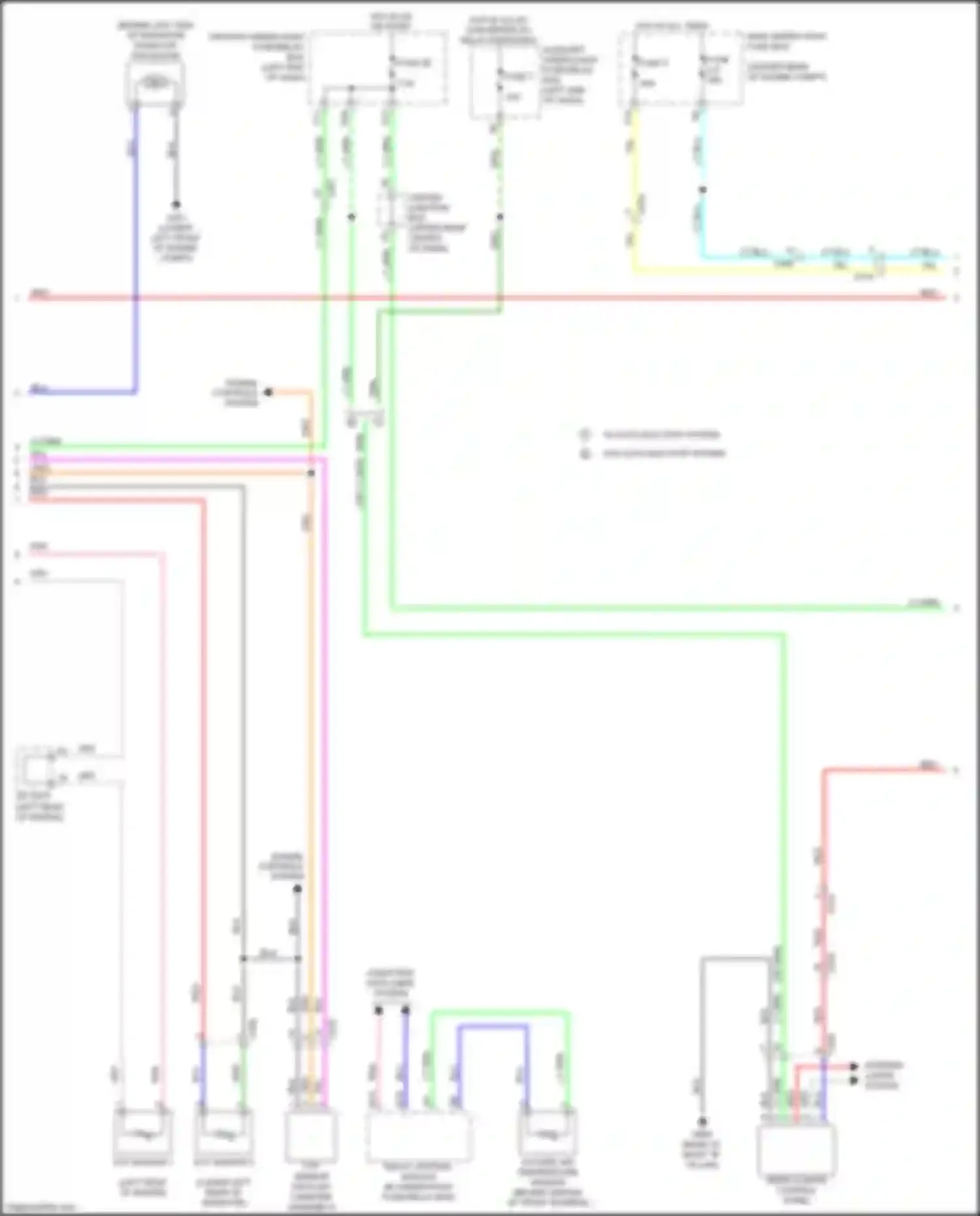Wiring diagram yel for Acura MDX III facelift (2015-2016) (3 of 120)