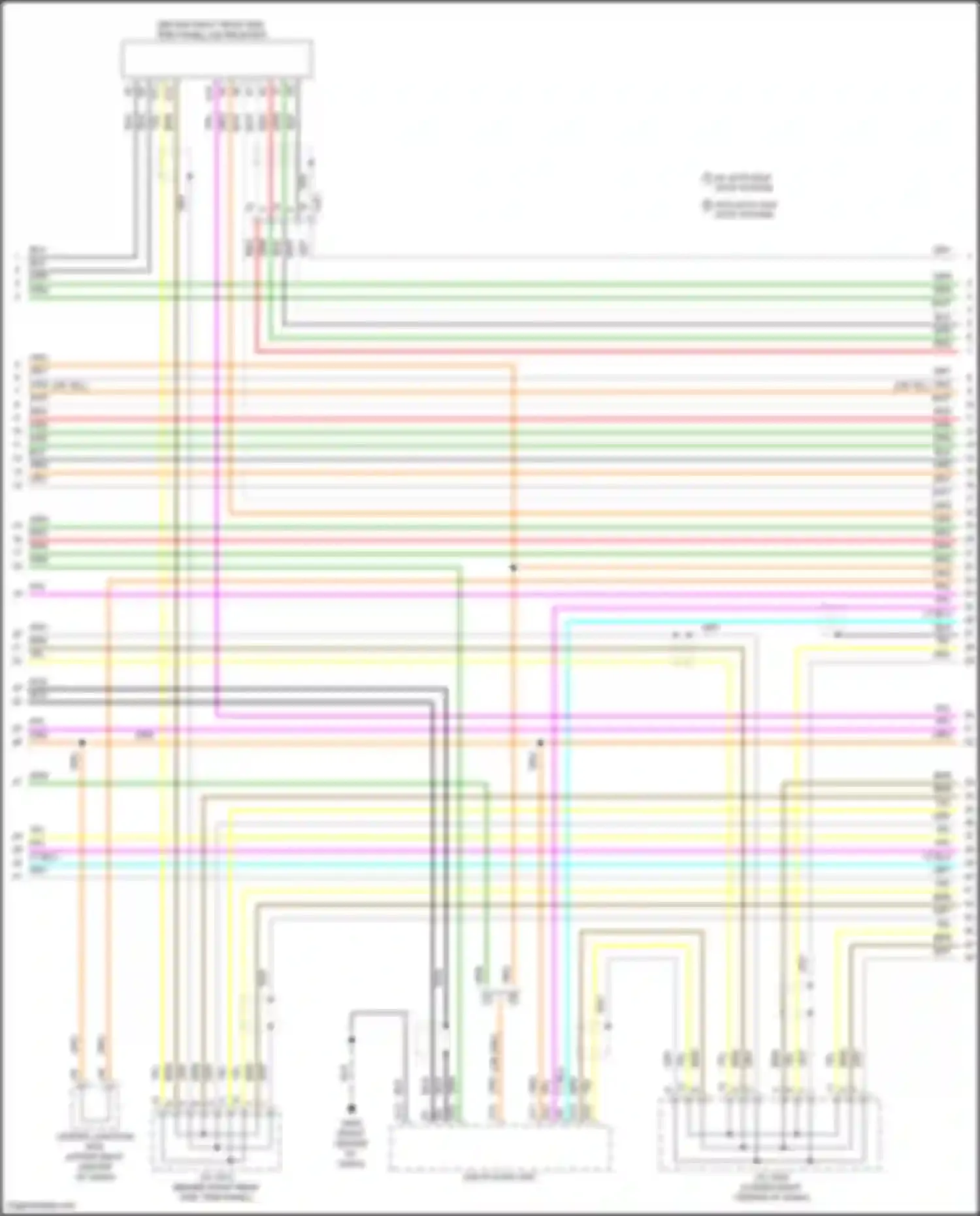 Wiring diagram yel for Acura MDX III facelift (2015-2016) (36 of 120)