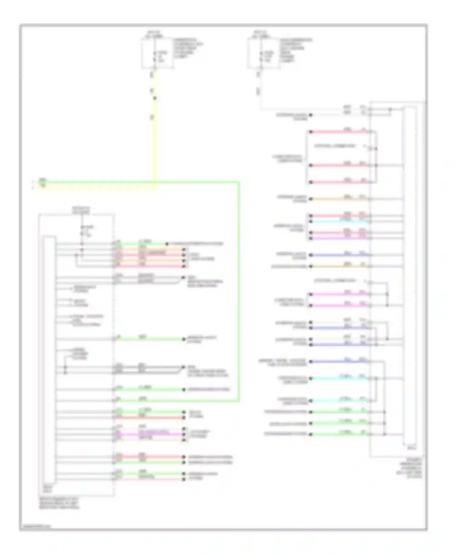 MDX Acura III (2013-2015): Body control modules circuit (2 of 2)