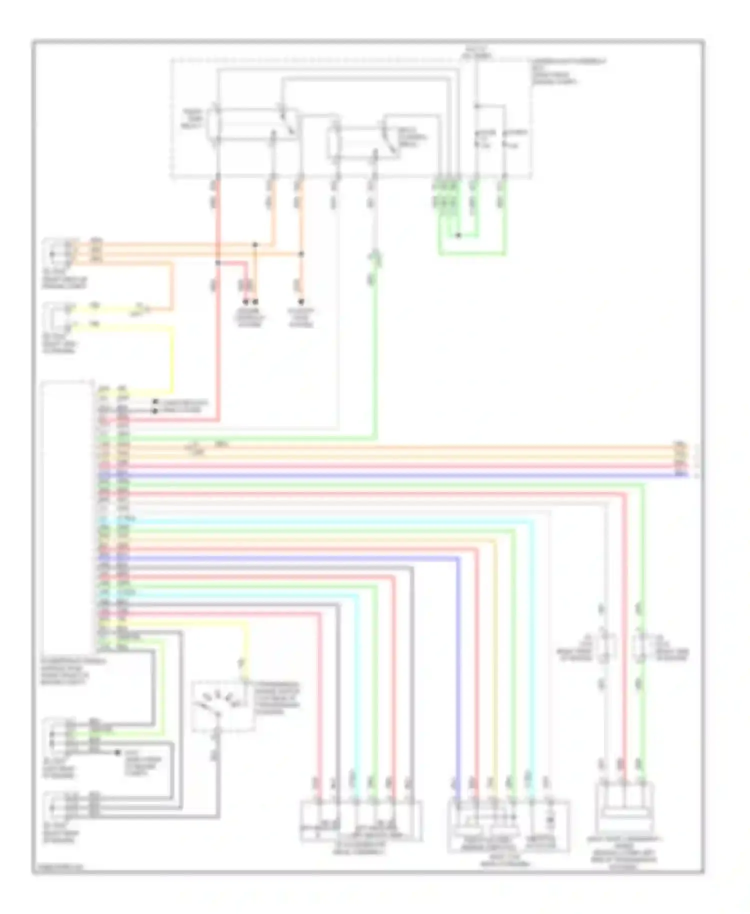 MDX Acura III (2013-2015): Cruise control circuit (1 of 2)