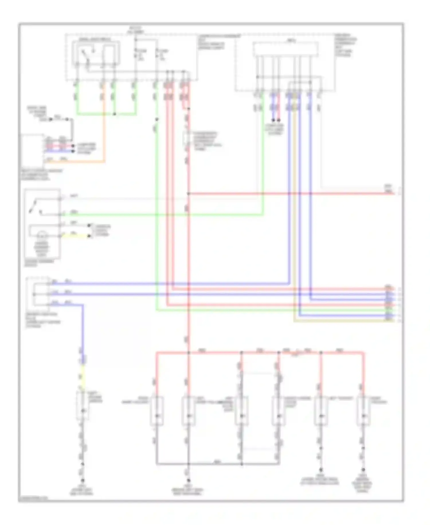 MDX Acura III (2013-2015): Exterior lamps circuit (1 of 3)
