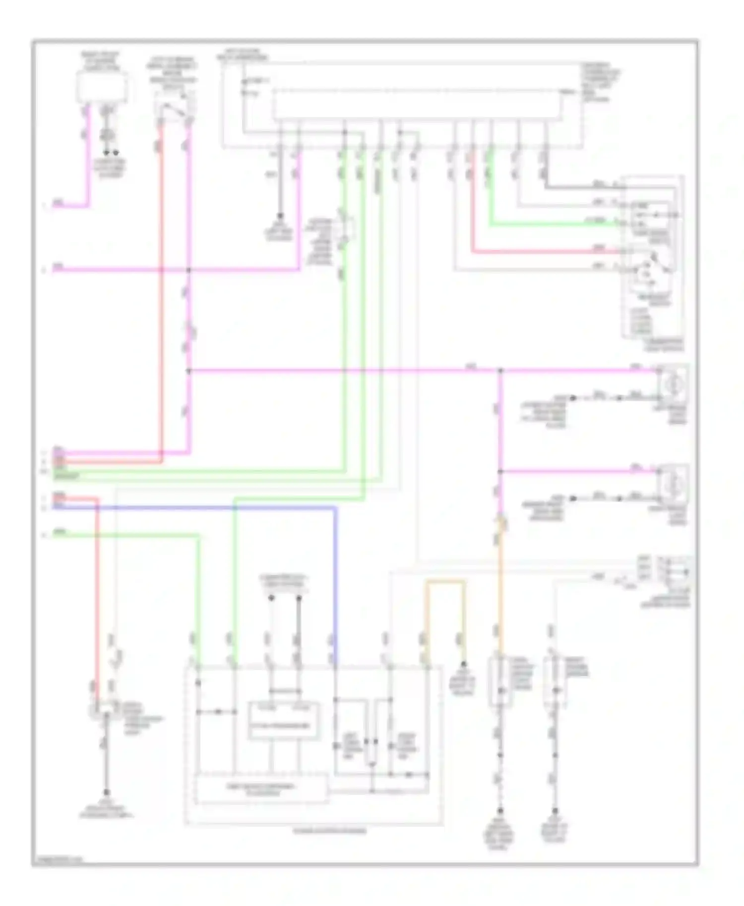 MDX Acura III (2013-2015): Exterior lamps circuit (3 of 3)