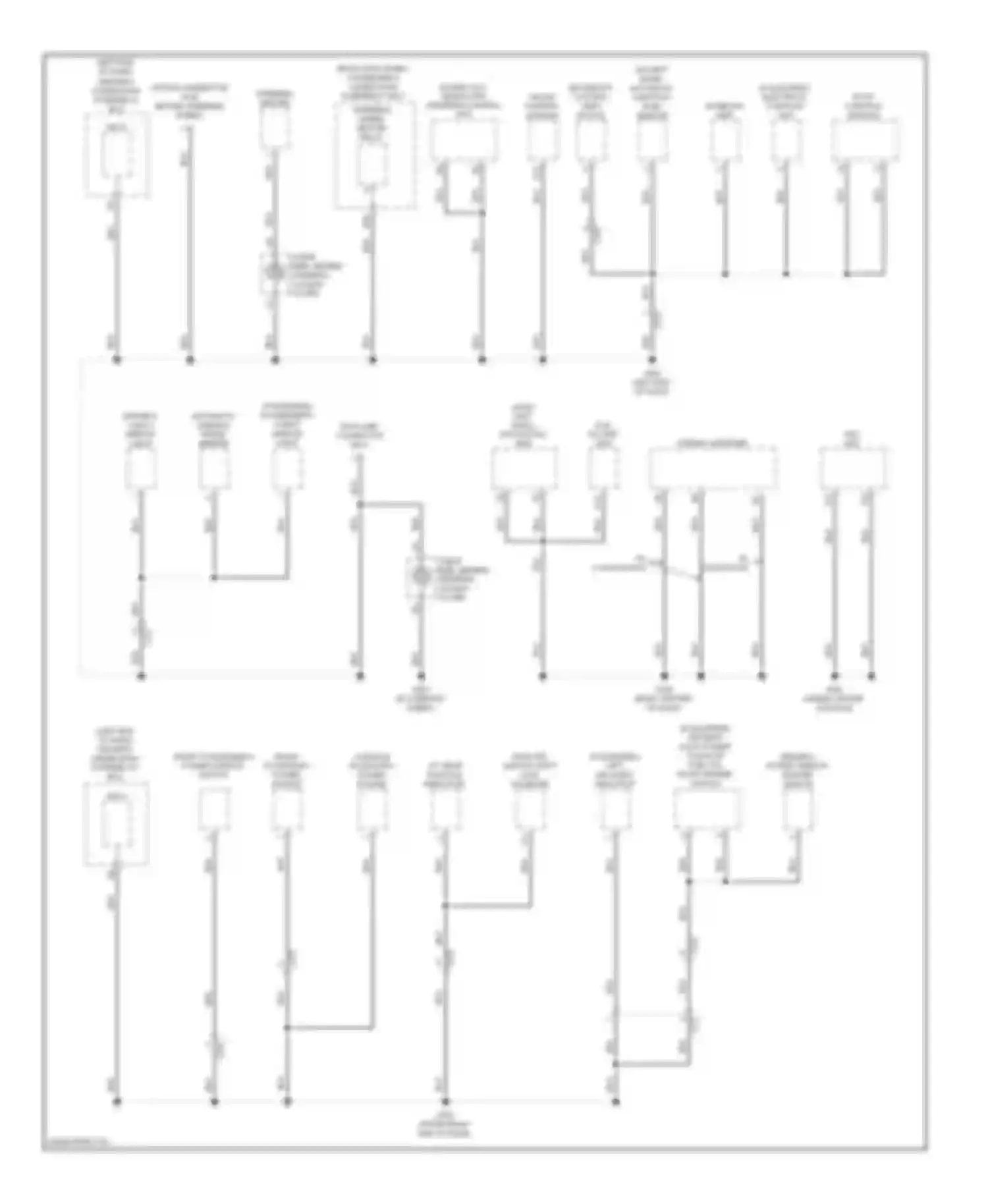 MDX Acura III (2013-2015): Ground distribution circuit (4 of 6)