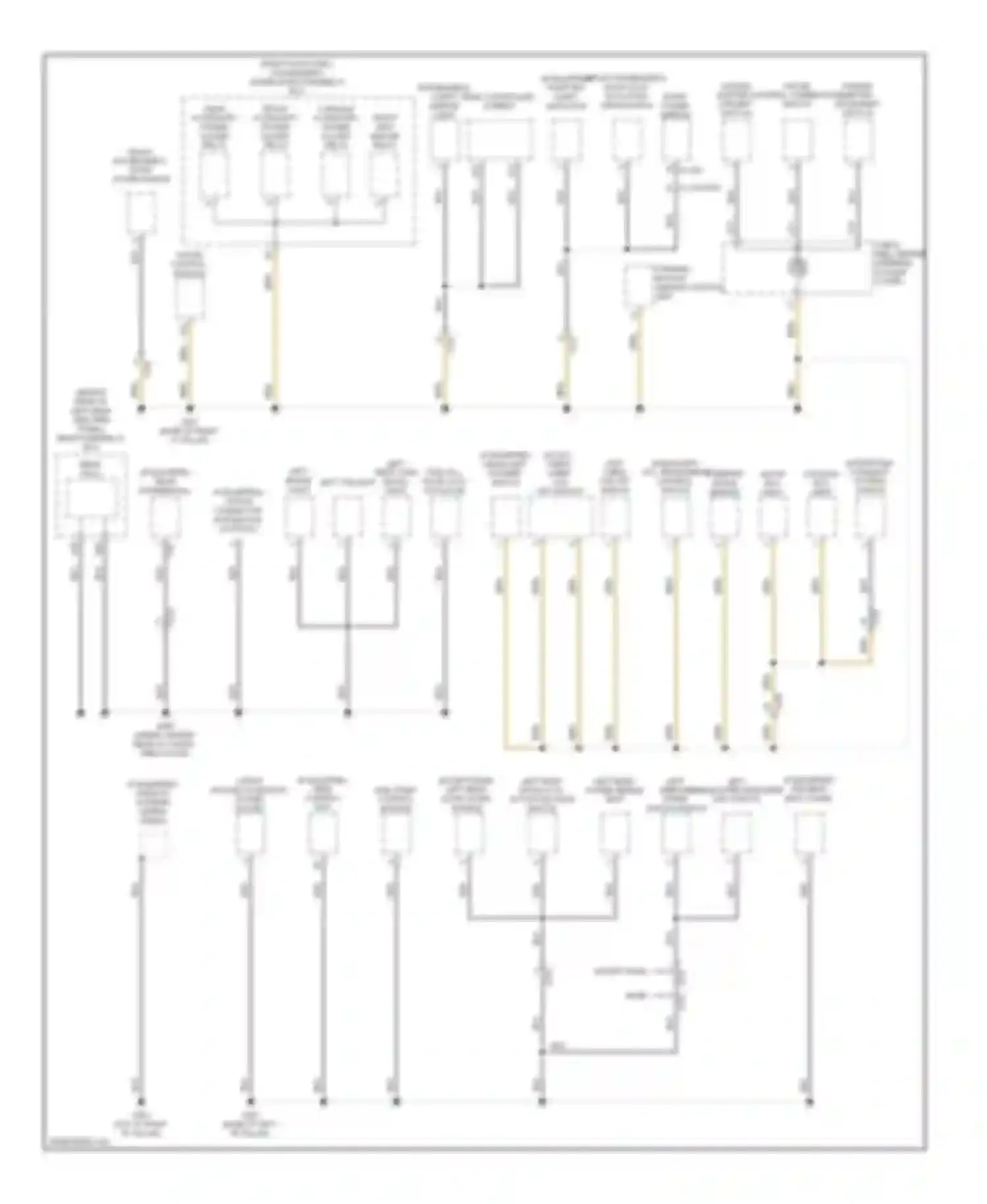 MDX Acura III (2013-2015): Ground distribution circuit (5 of 6)