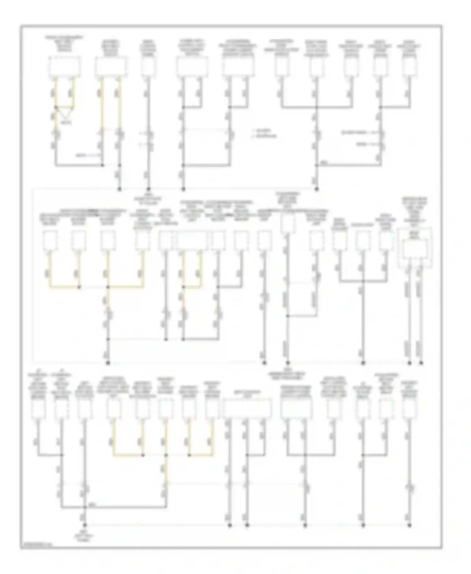 MDX Acura III (2013-2015): Ground distribution circuit (6 of 6)