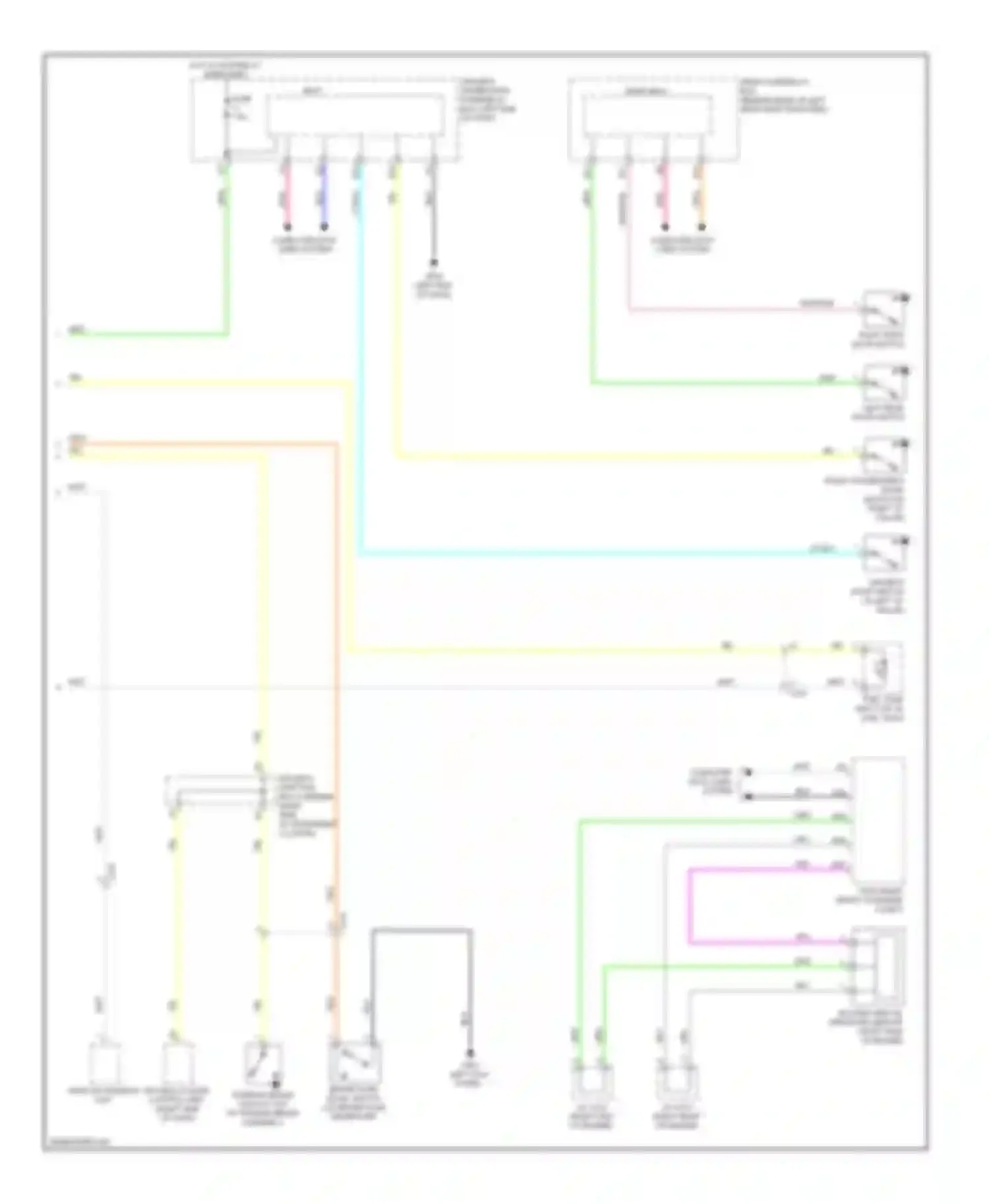 MDX Acura III (2013-2015): Instrument cluster circuit (2 of 2)