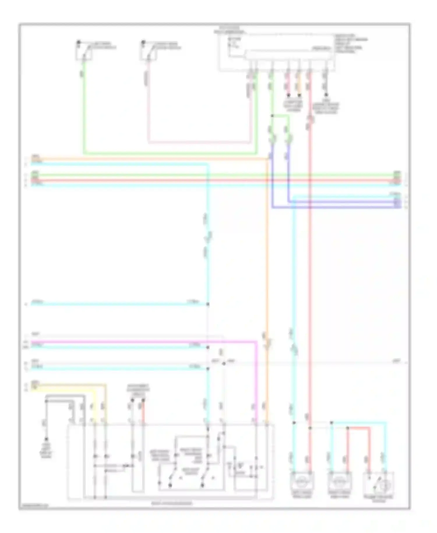 MDX Acura III (2013-2015): Courtesy lamps circuit (2 of 3)