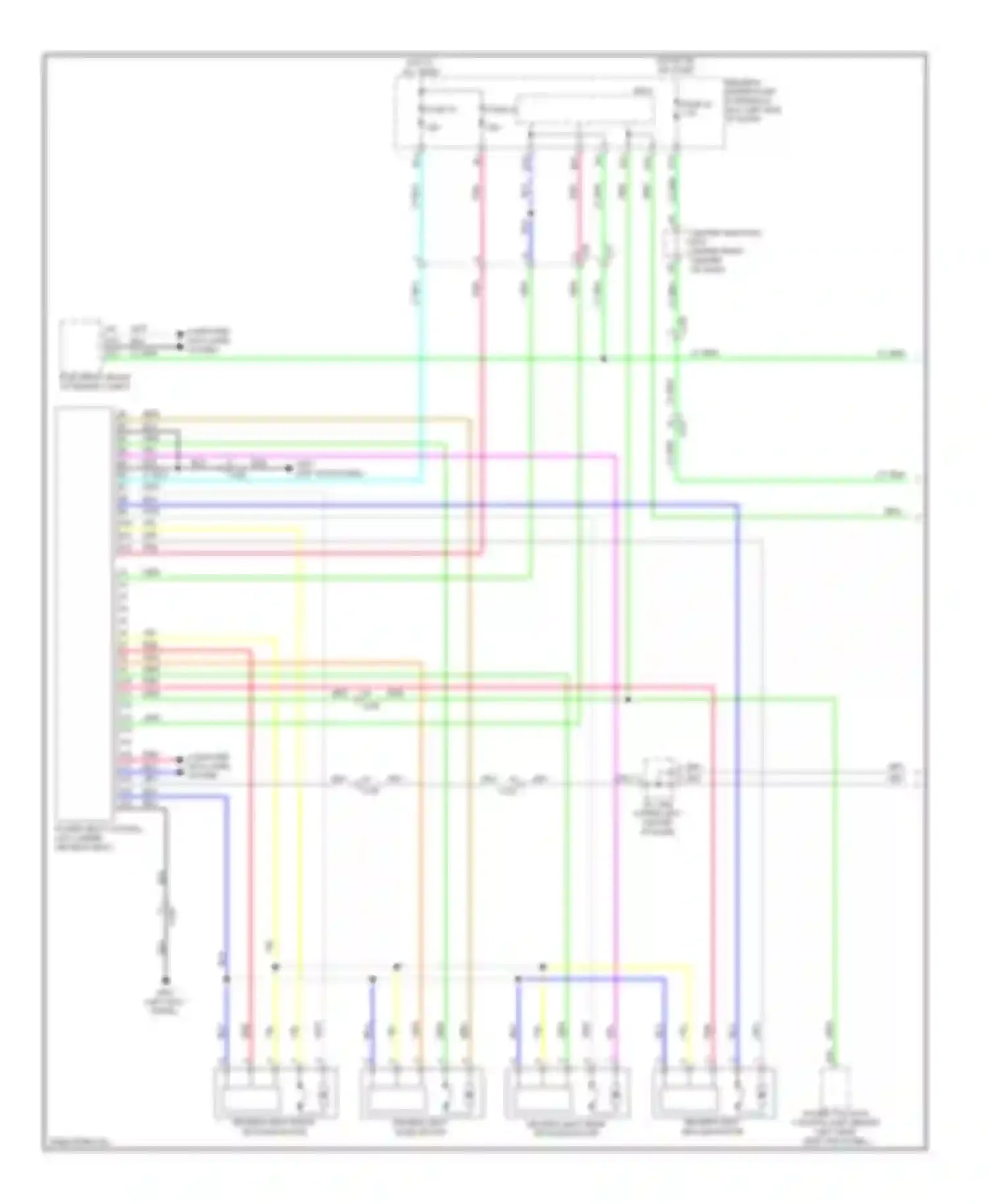 MDX Acura III (2013-2015): Driver"s memory seat circuit (1 of 2)