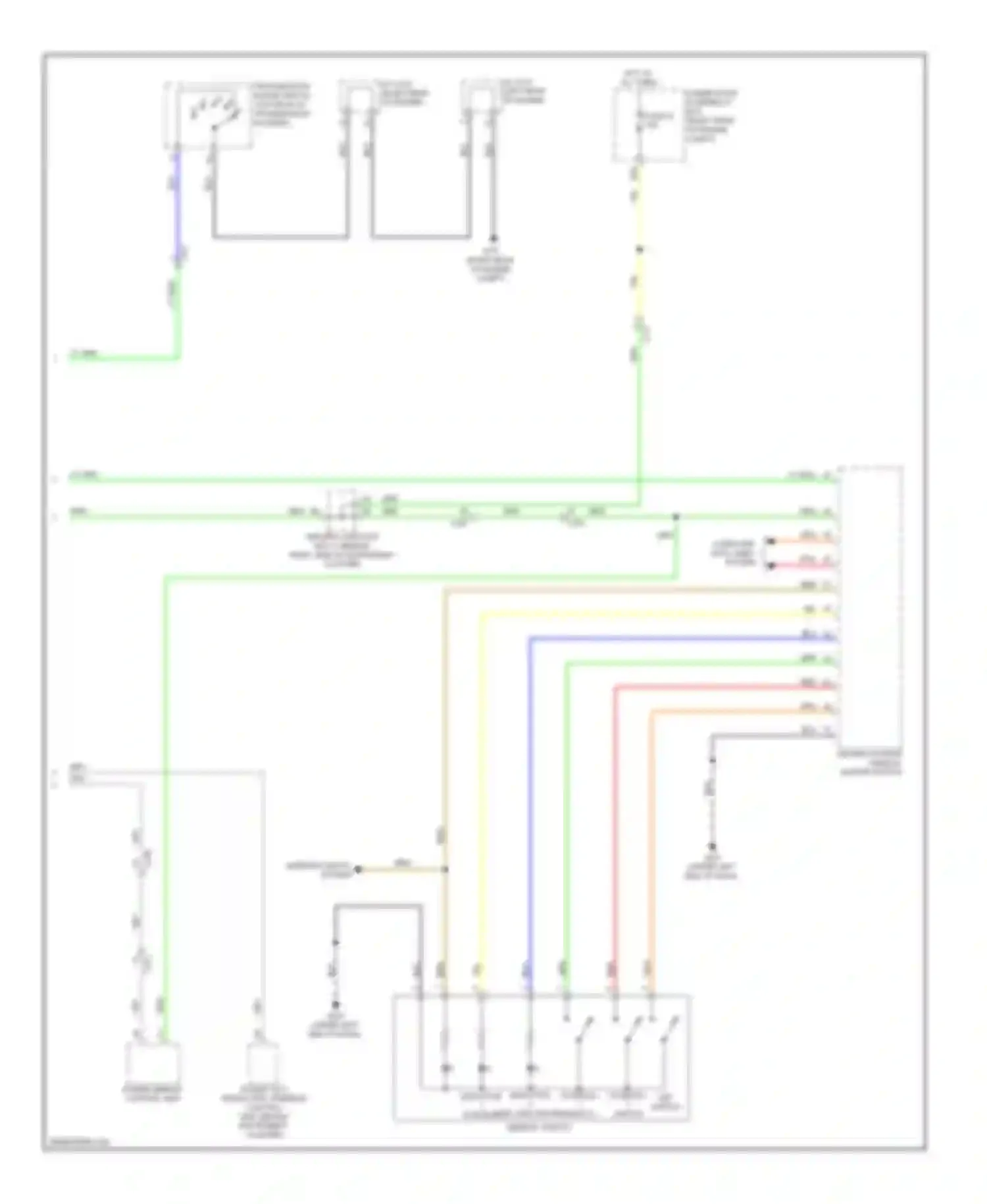 MDX Acura III (2013-2015): Driver"s memory seat circuit (2 of 2)
