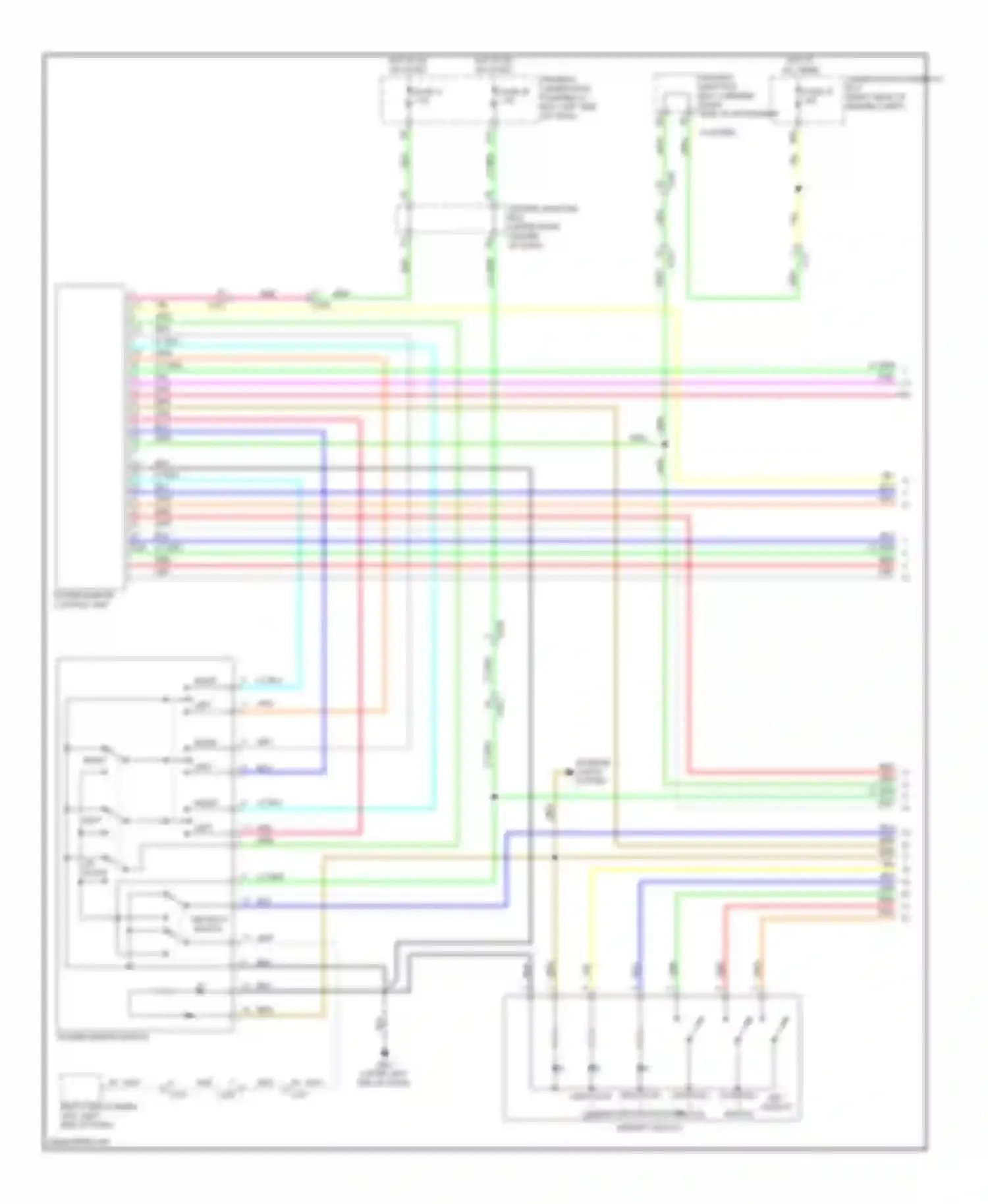 MDX Acura III (2013-2015): Memory mirrors circuit (1 of 2)
