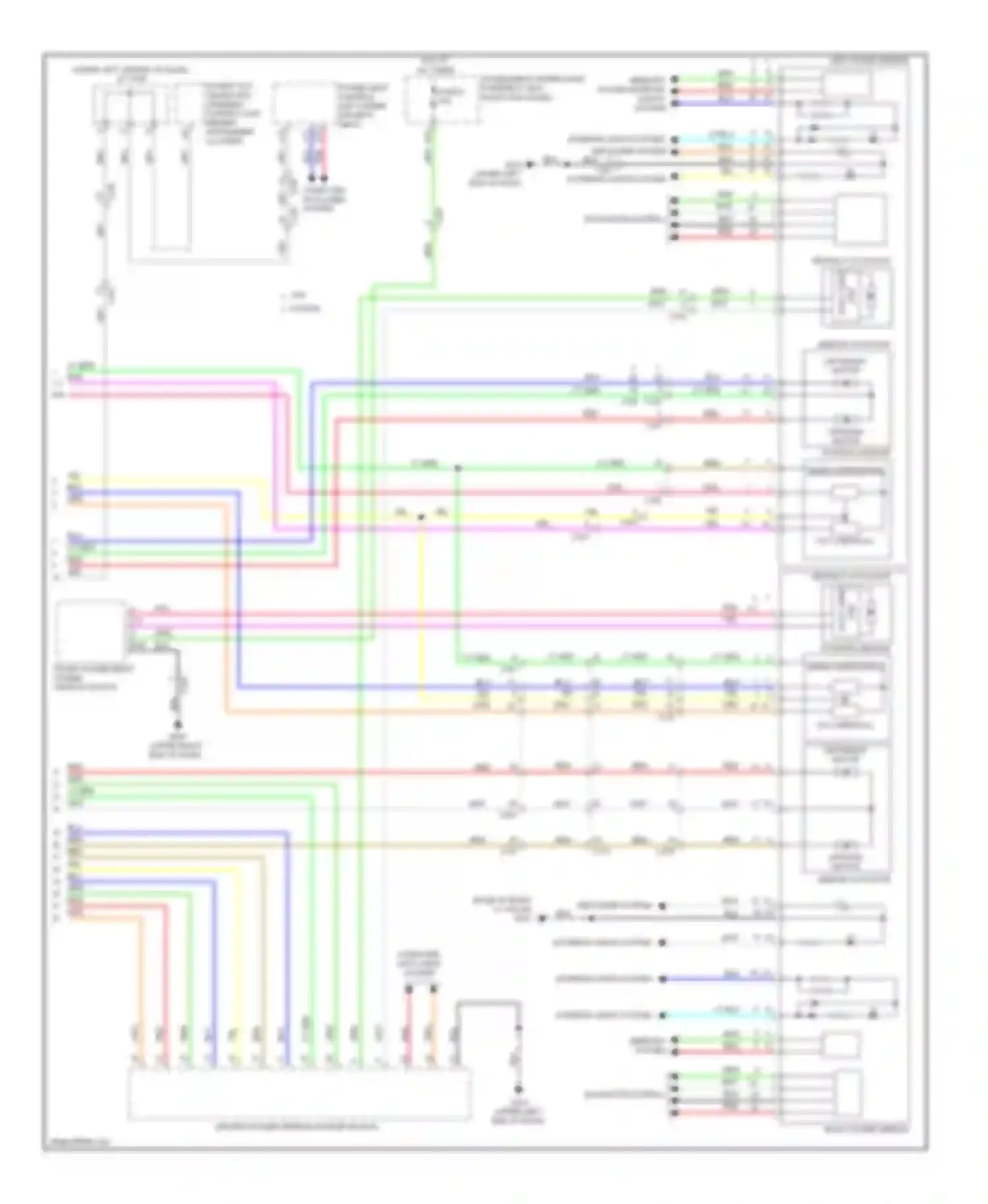 MDX Acura III (2013-2015): Memory mirrors circuit (2 of 2)