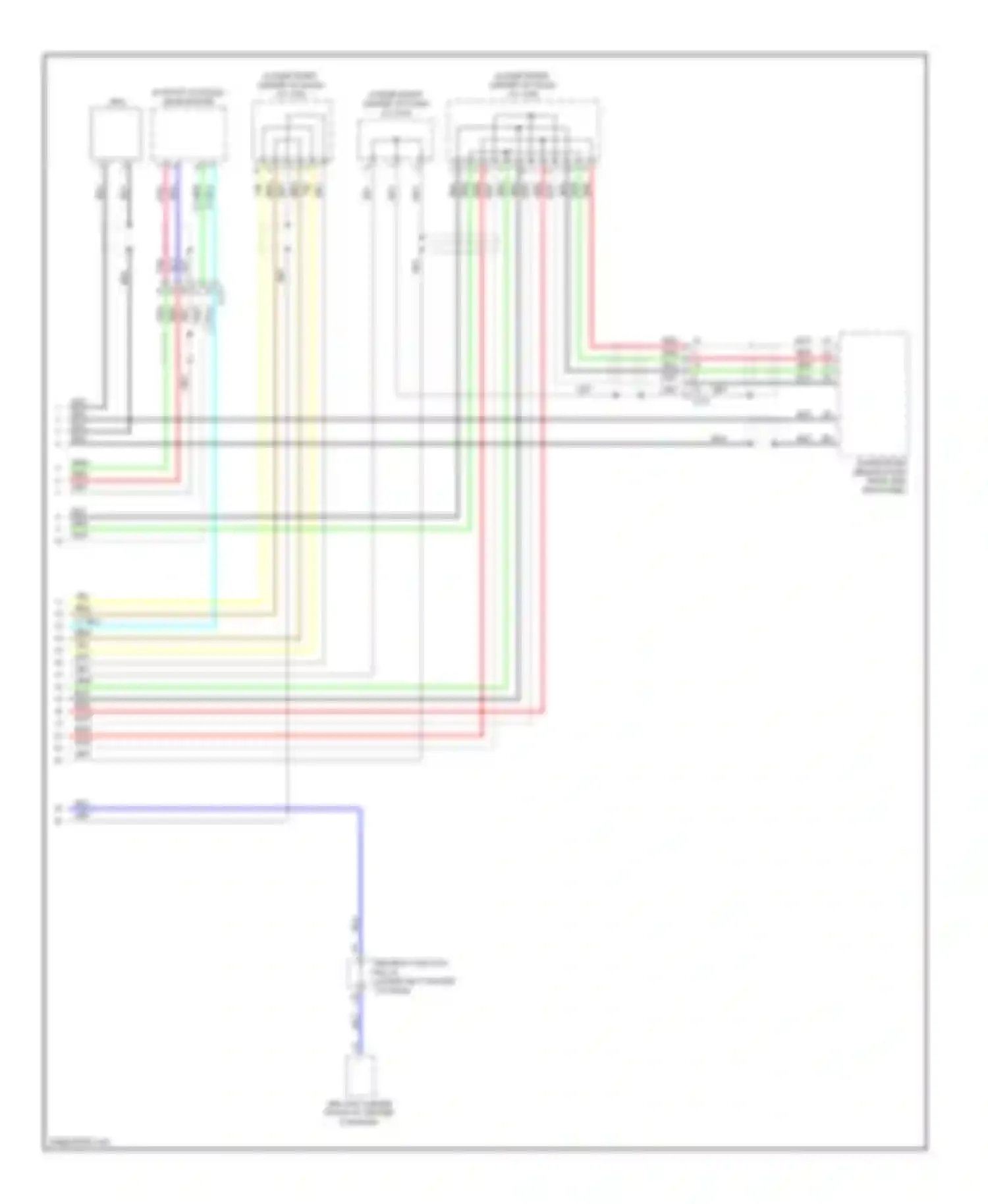 MDX Acura III (2013-2015): Hands free module circuit, with navigation (2 of 2)