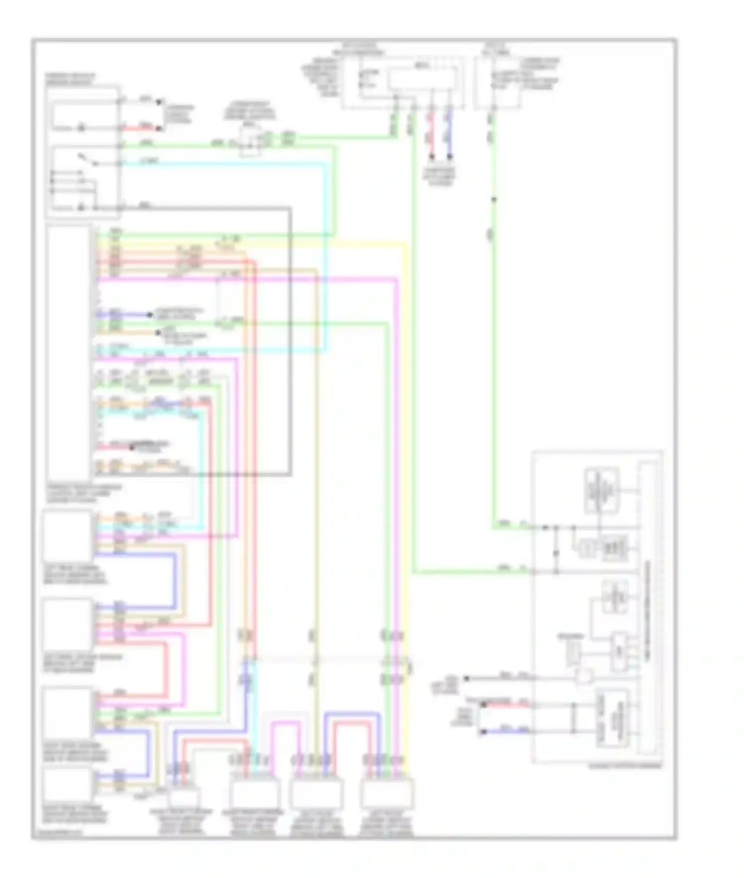 MDX Acura III (2013-2015): Parking assistant circuit
