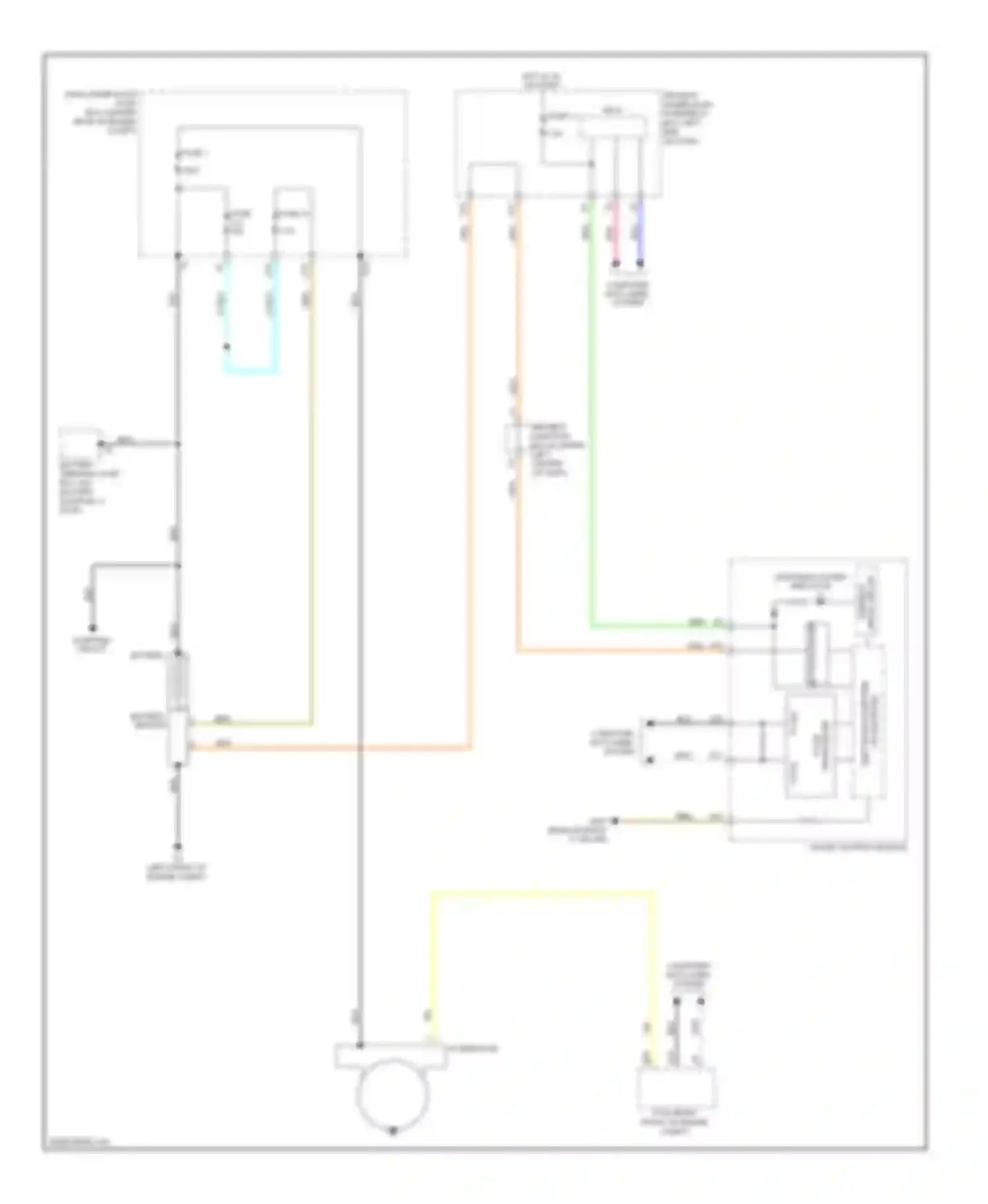 MDX Acura III (2013-2015): Charging circuit