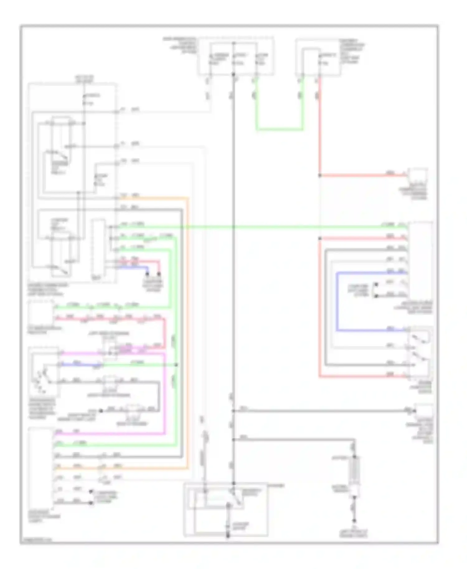 MDX Acura III (2013-2015): Starting circuit