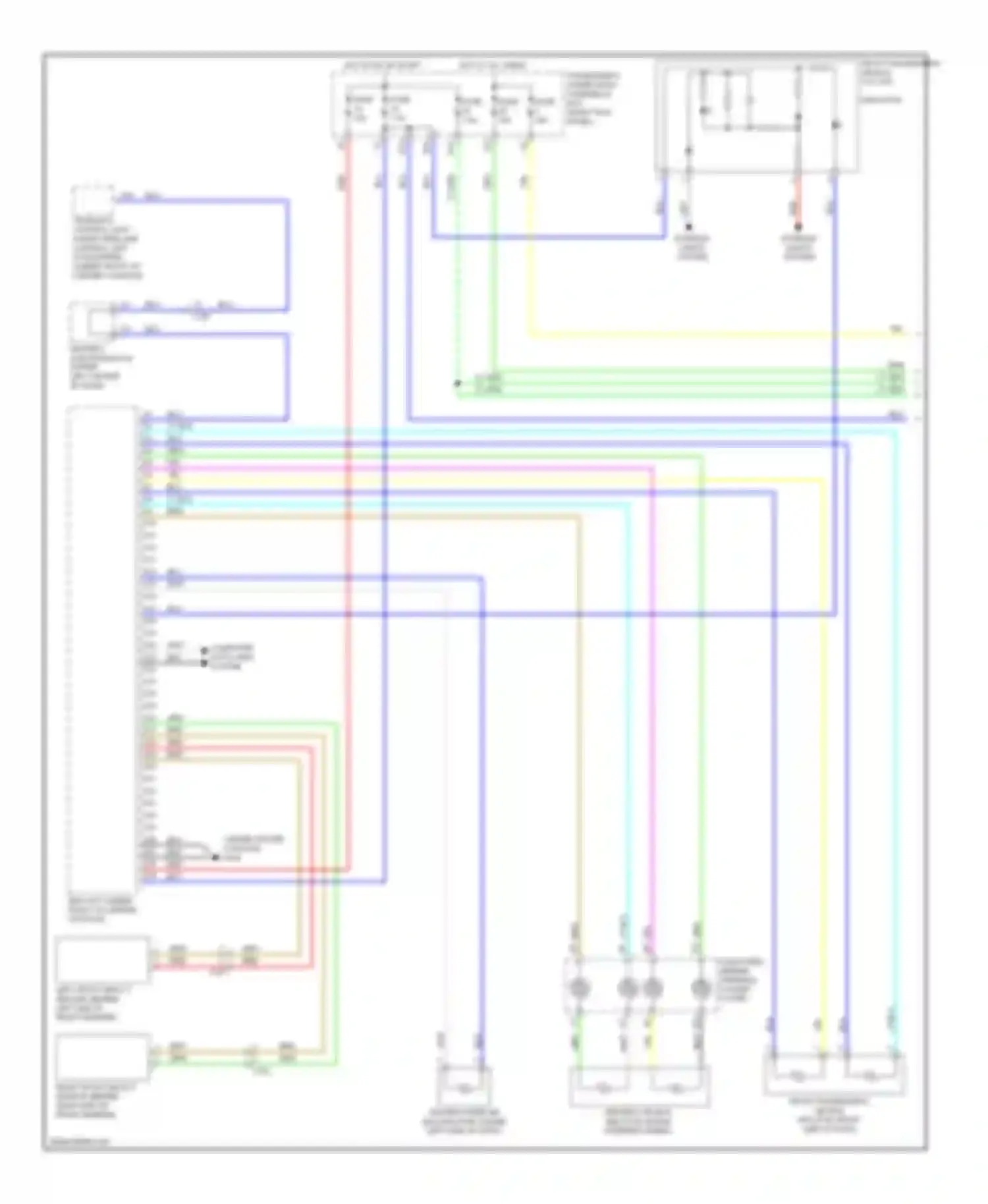 MDX Acura III (2013-2015): Supplemental restraints circuit (1 of 4)