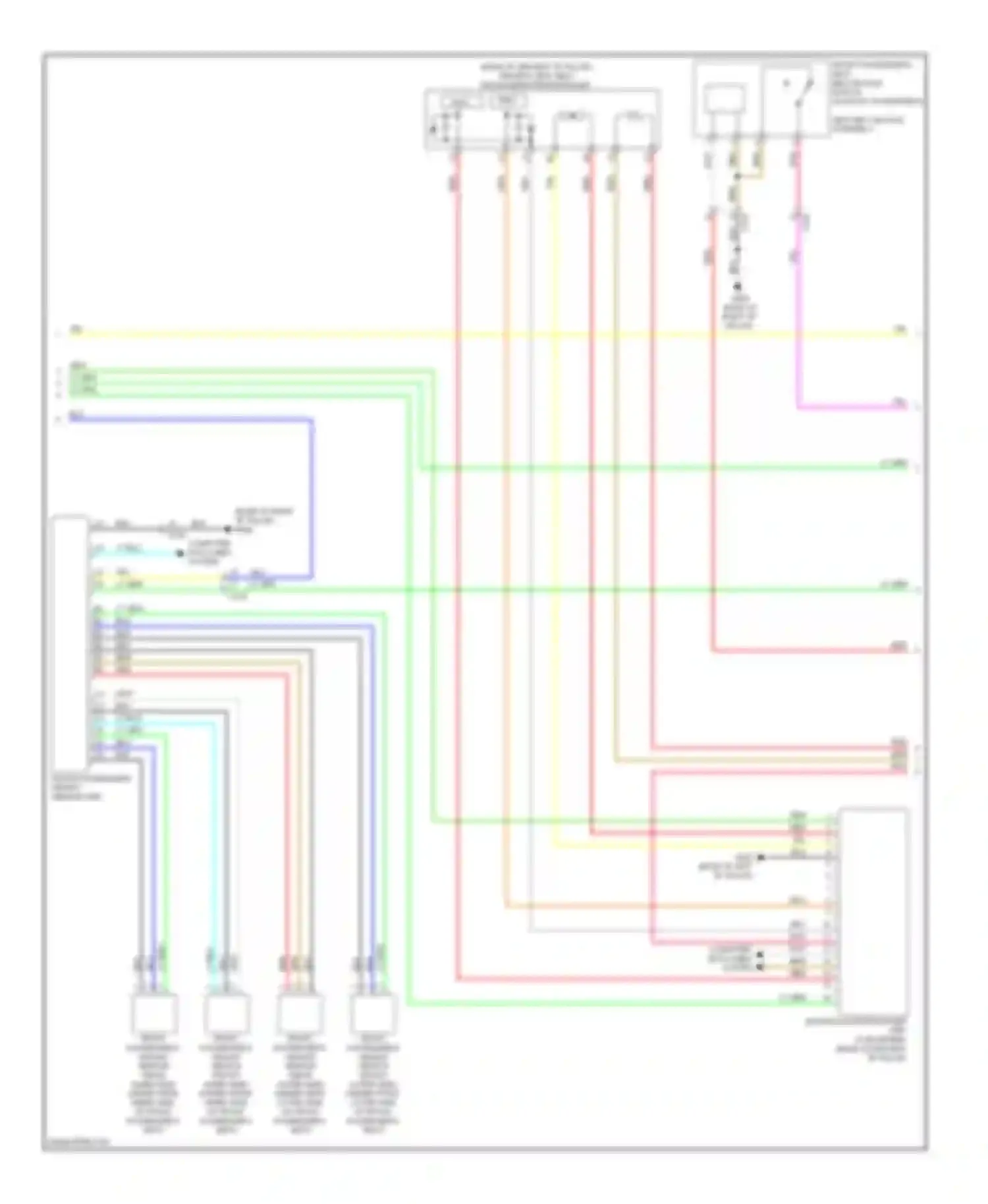 MDX Acura III (2013-2015): Supplemental restraints circuit (2 of 4)