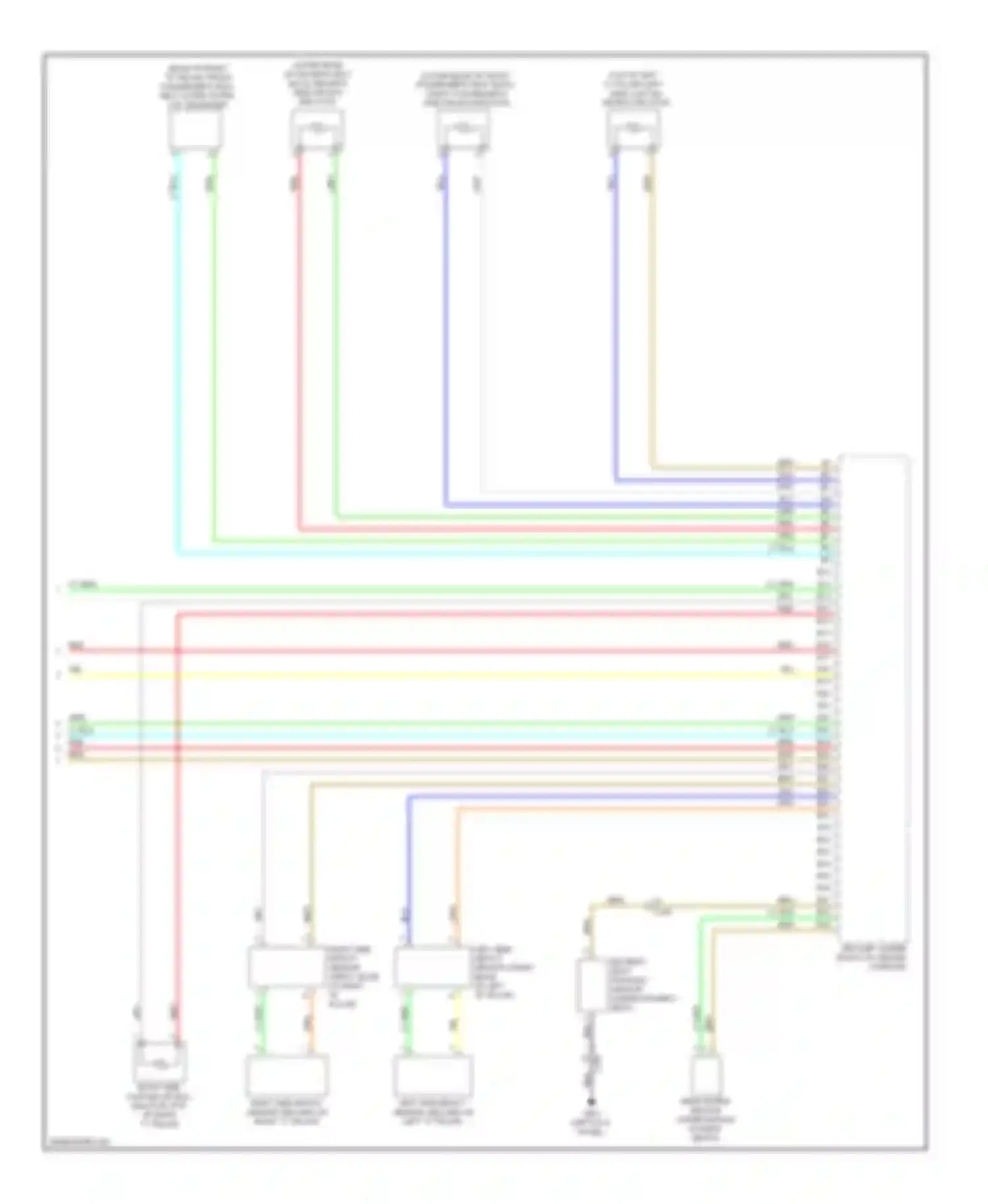 MDX Acura III (2013-2015): Supplemental restraints circuit (4 of 4)