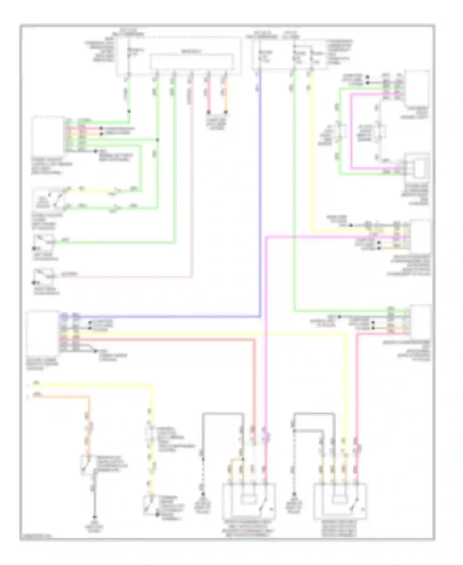 MDX Acura III (2013-2015): Warning systems circuit (2 of 2)