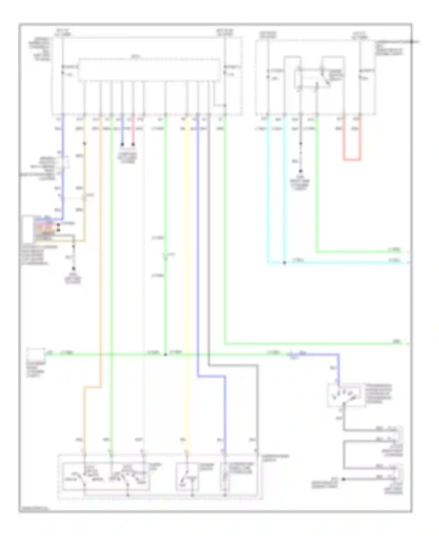 MDX Acura III (2013-2015): Front wiper/washer circuit (1 of 2)