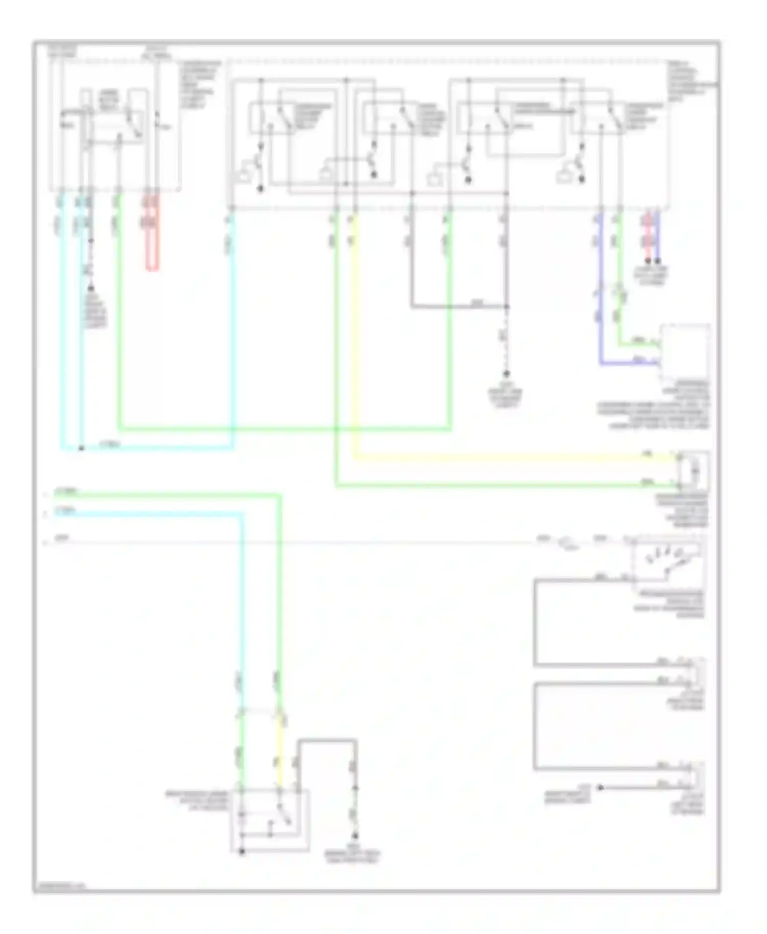 MDX Acura III (2013-2015): Rear wiper/washer circuit (2 of 2)