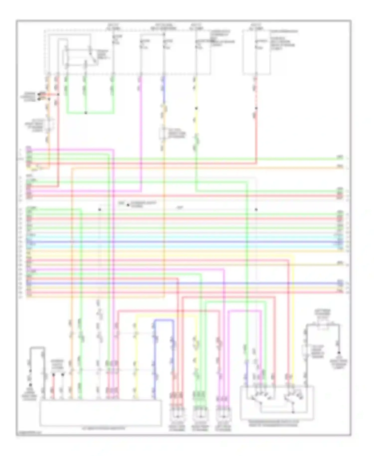 Wiring diagram a/t gear position indicator for Acura MDX III (2013-2015) (1 of 10)