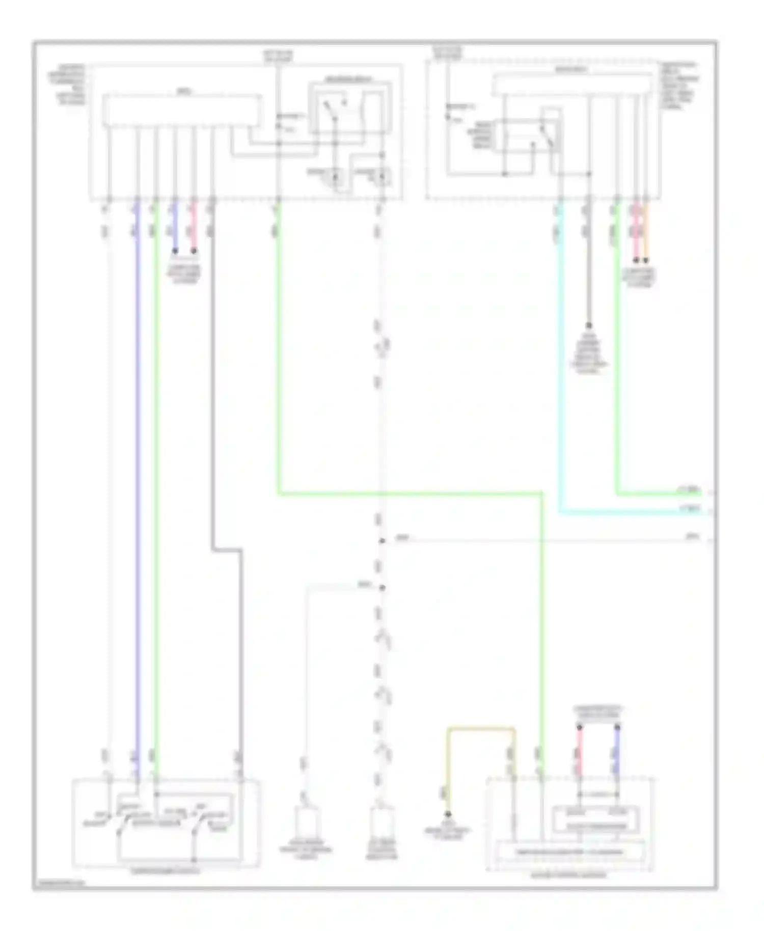 Wiring diagram computer data lines system for Acura MDX III (2013-2015) (85 of 88)