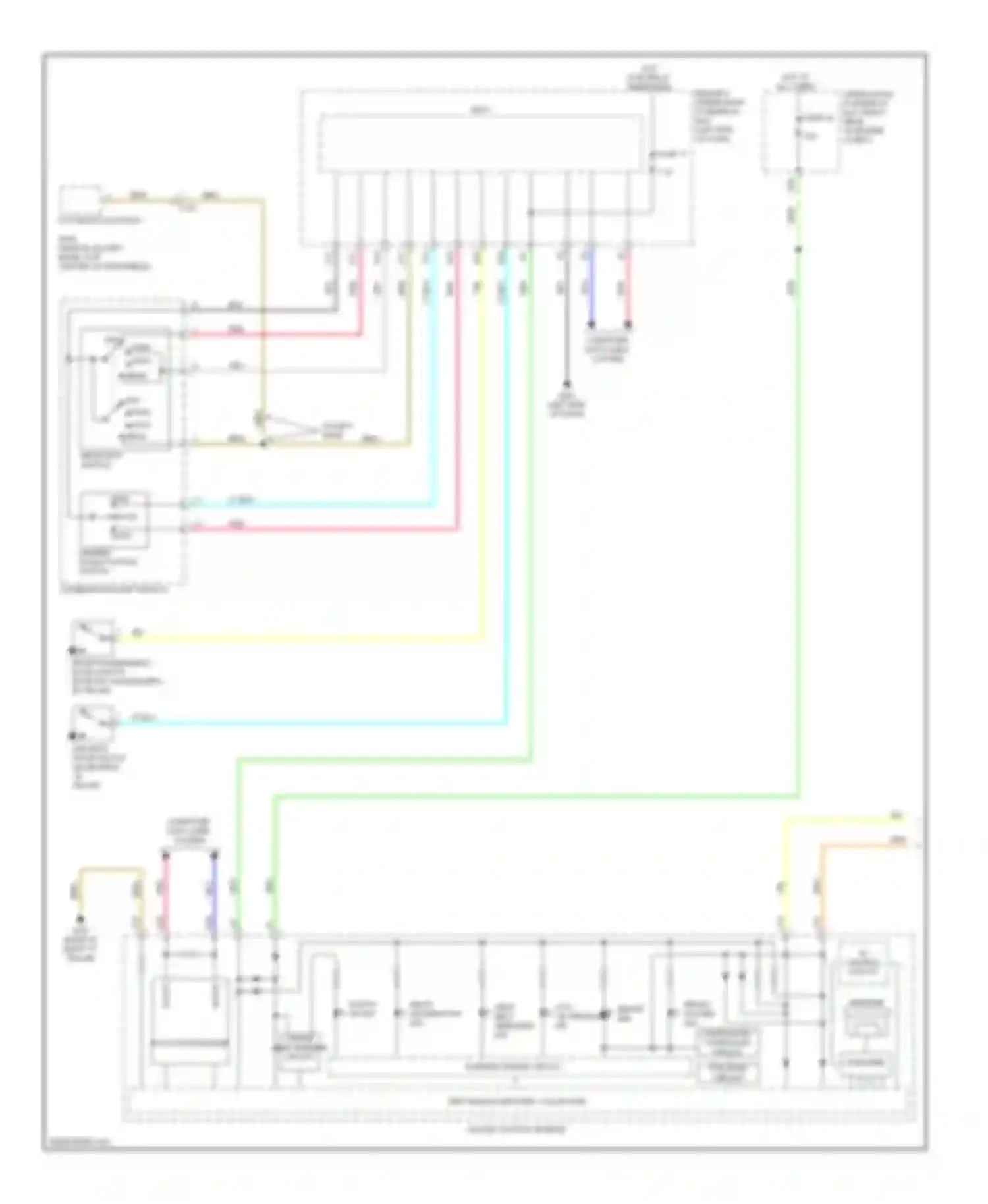 Wiring diagram control circuit for Acura MDX III (2013-2015) (1 of 1)