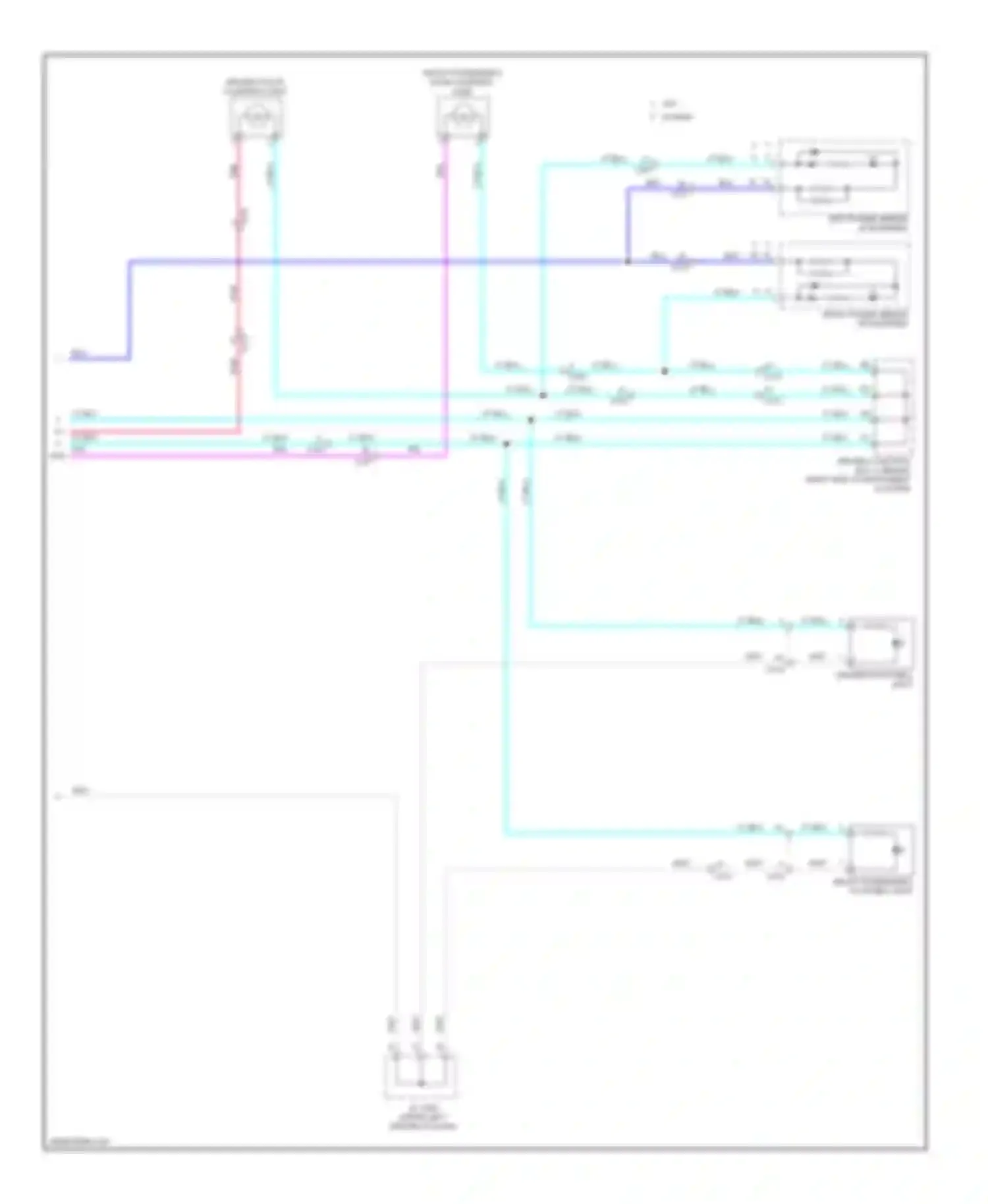 Wiring diagram driver's door courtesy light for Acura MDX III (2013-2015) (1 of 1)