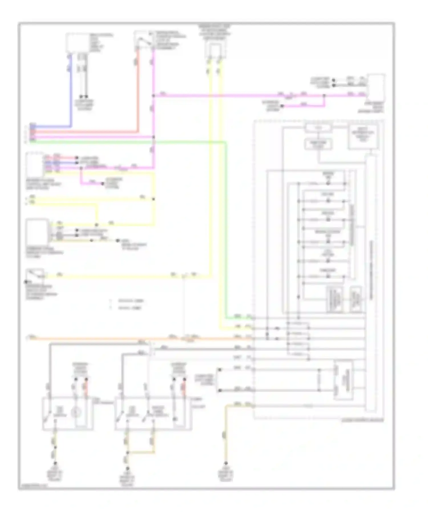 Wiring diagram f-can h for Acura MDX III (2013-2015) (1 of 7)