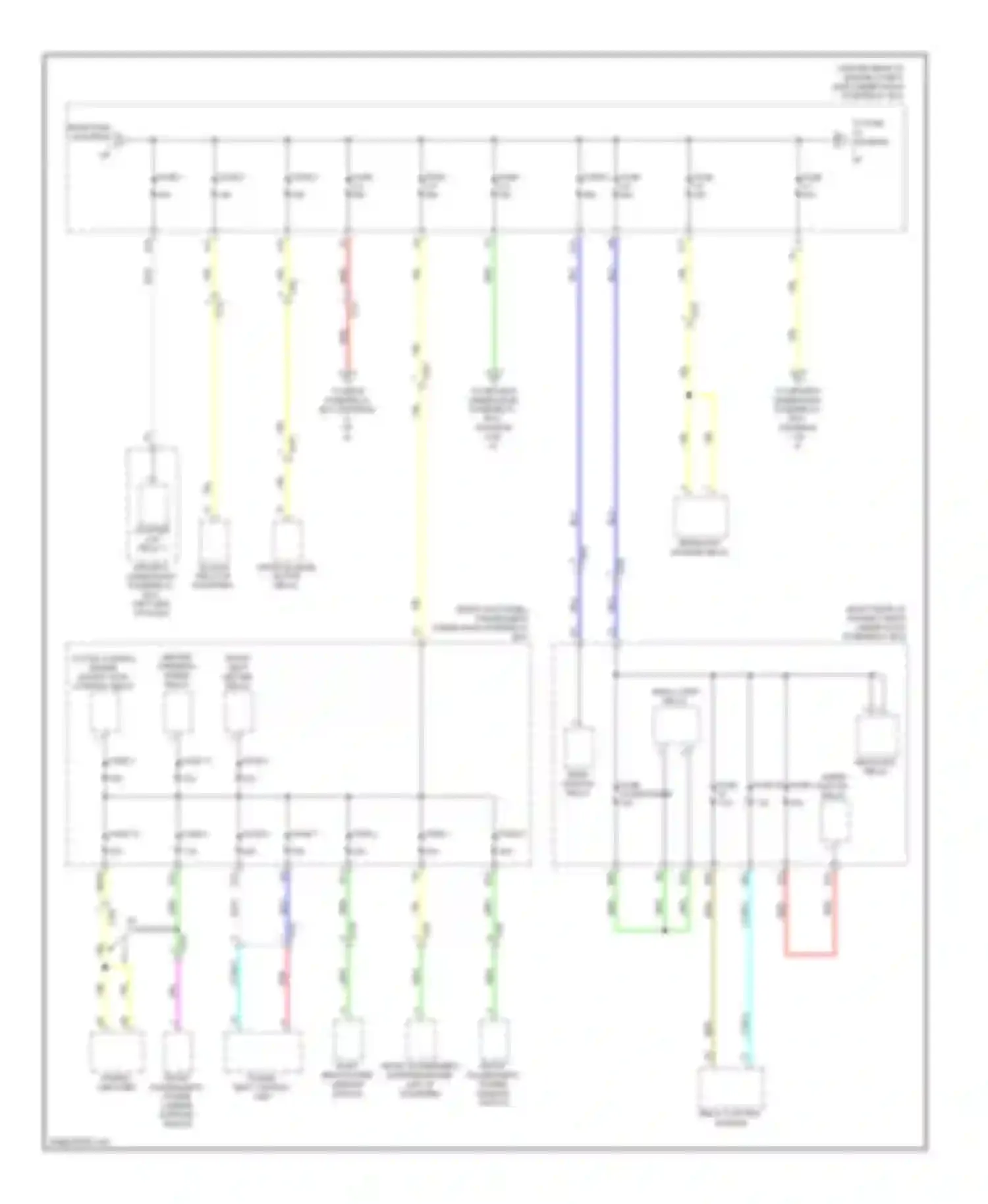 Wiring diagram fuse 1 for Acura MDX III (2013-2015) (3 of 7)