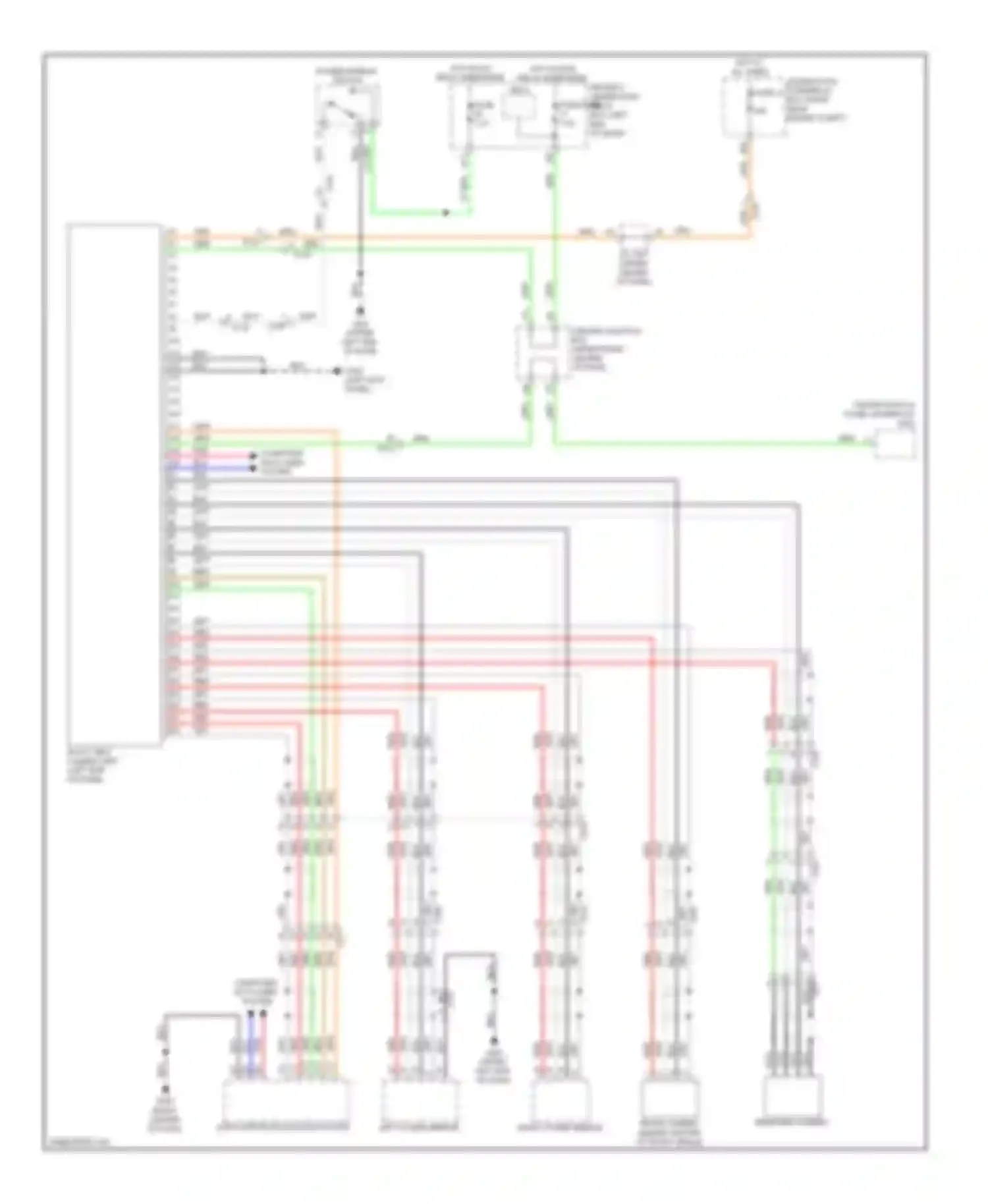 Wiring diagram fuse 15 for Acura MDX III (2013-2015) (3 of 8)