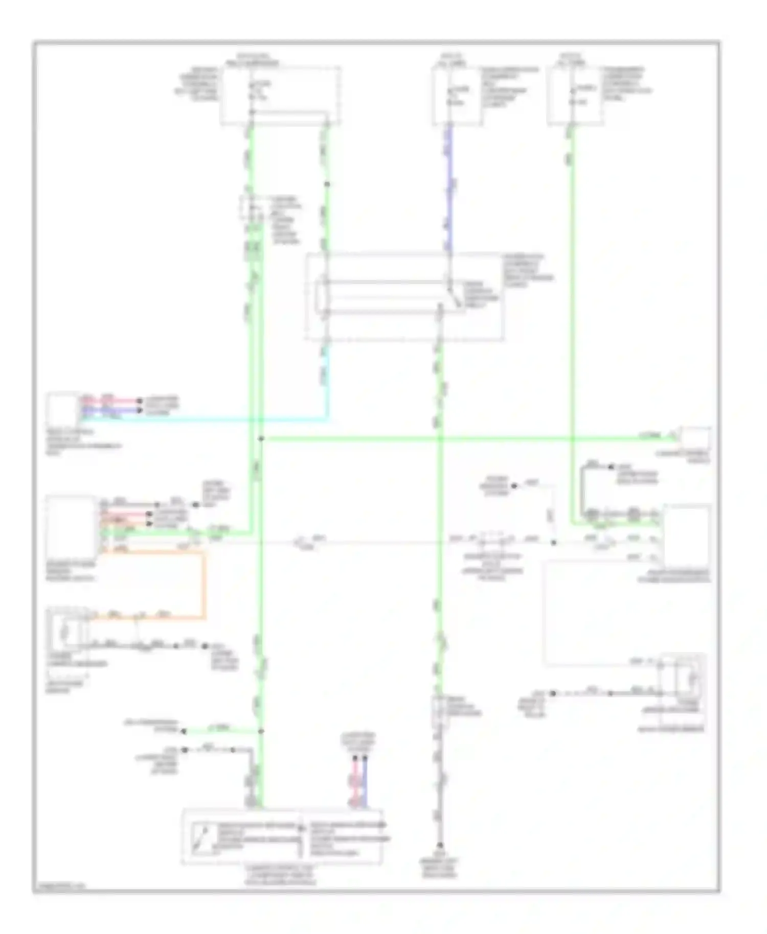 Wiring diagram fuse 6 for Acura MDX III (2013-2015) (2 of 6)