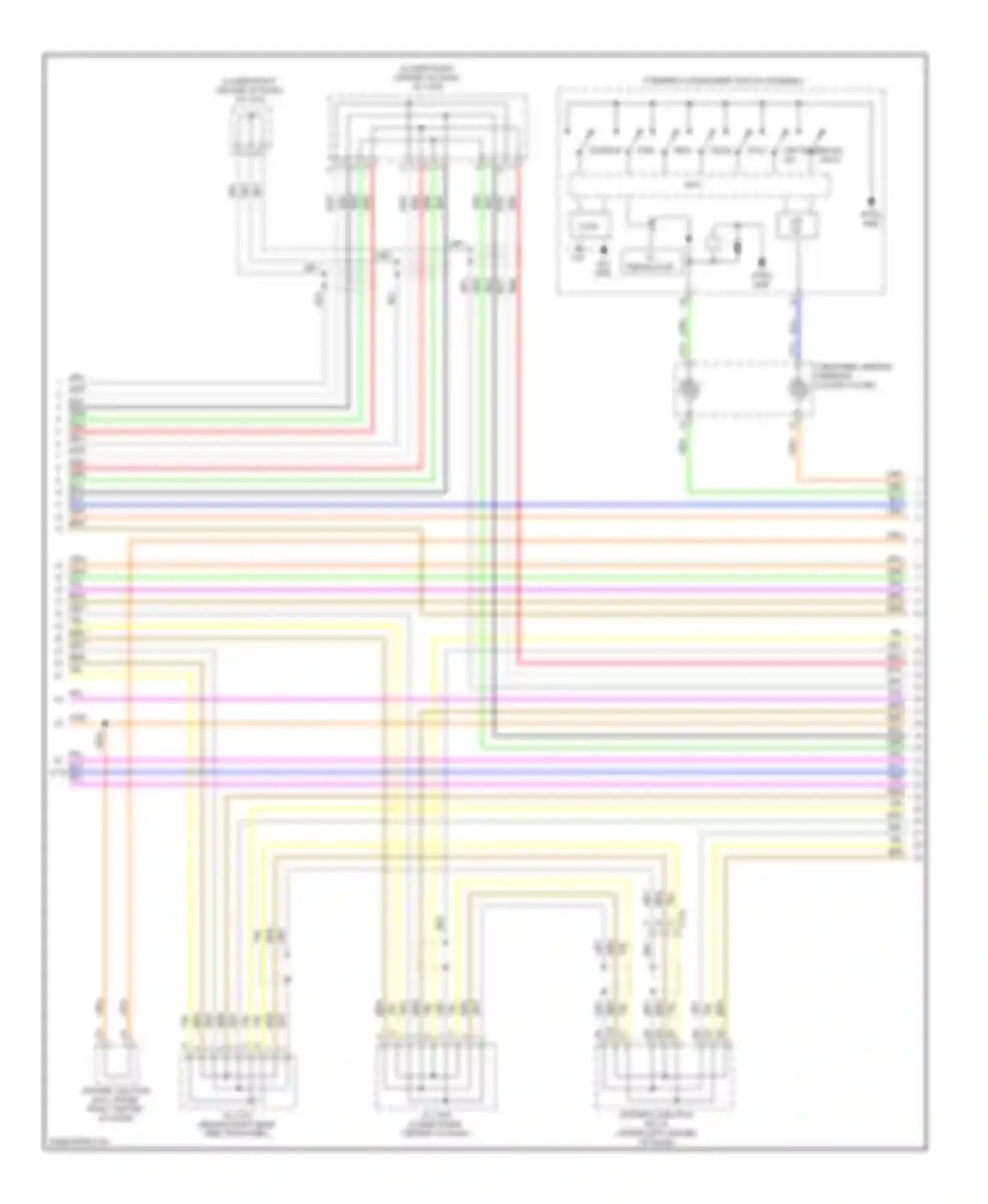 Wiring diagram fwd rew for Acura MDX III (2013-2015) (3 of 4)